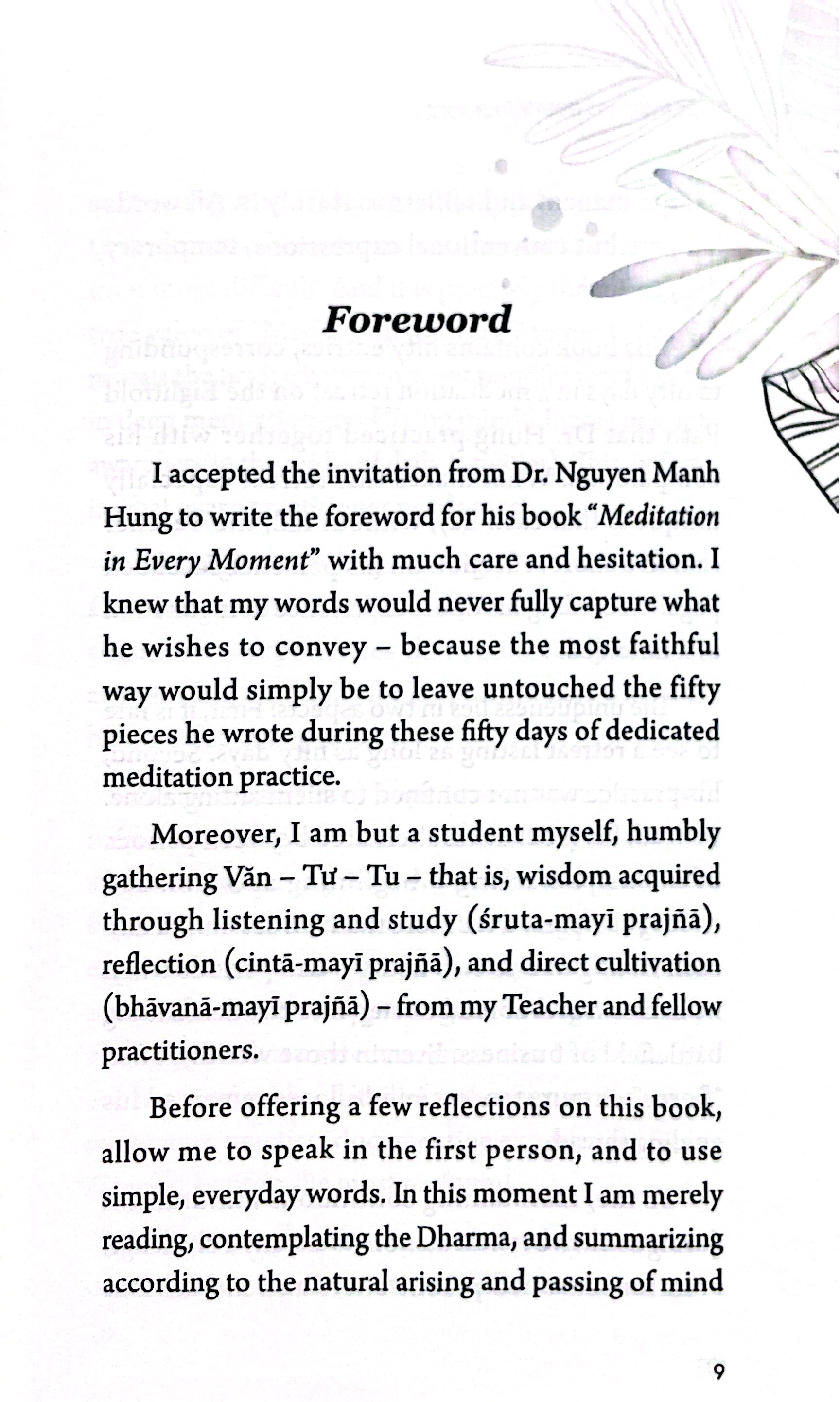Meditation In Every Moment - Thiền Trong Từng Phút Giây - Ảnh 7