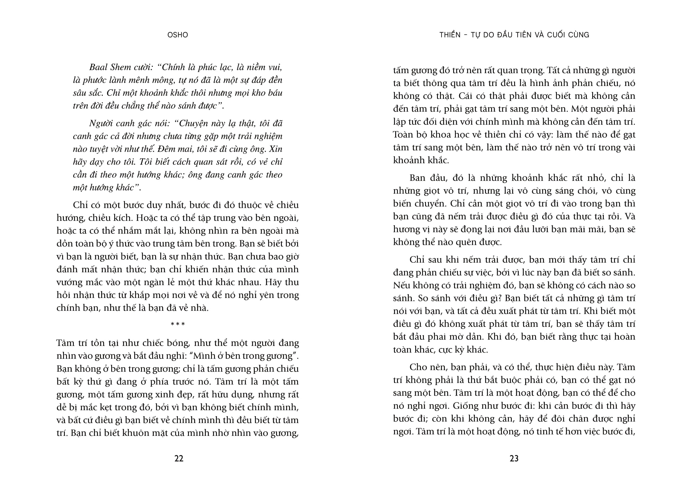 Meditation - The First And Last Freedom - Thiền - Tự Do Đầu Tiên Và Cuối Cùng - Ảnh 13