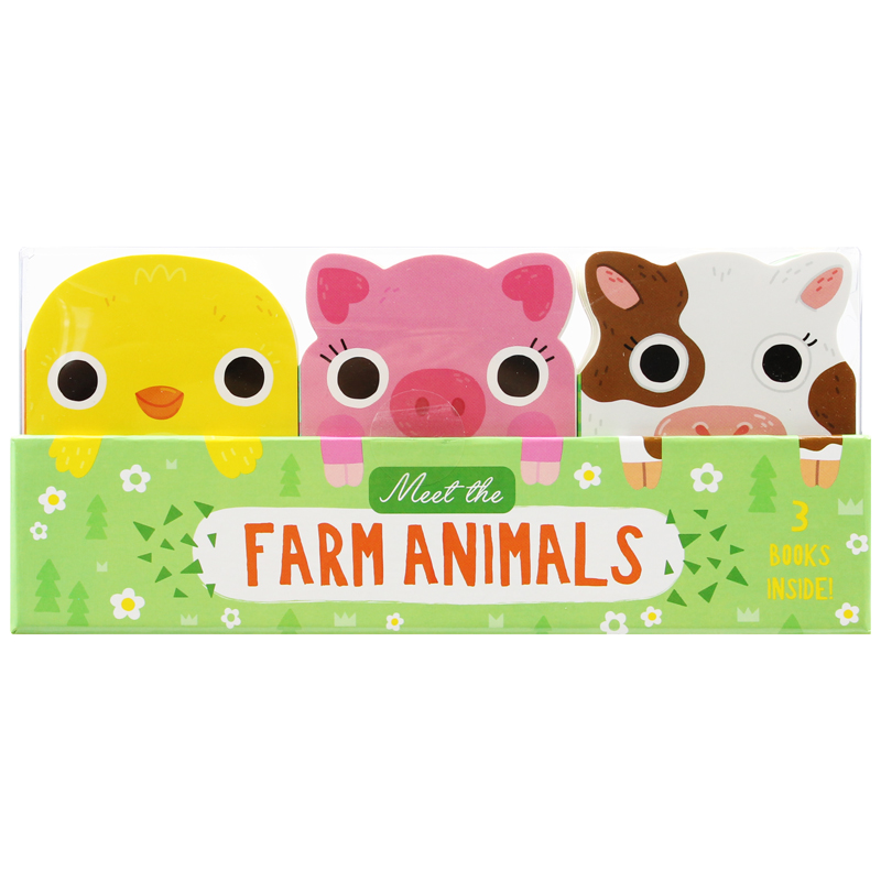 meet the farm animals - mini board book set (3 books inside) - Ảnh 3