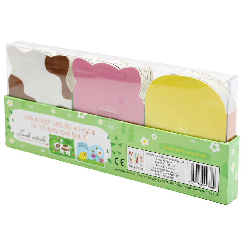 meet the farm animals - mini board book set (3 books inside) - Ảnh 7