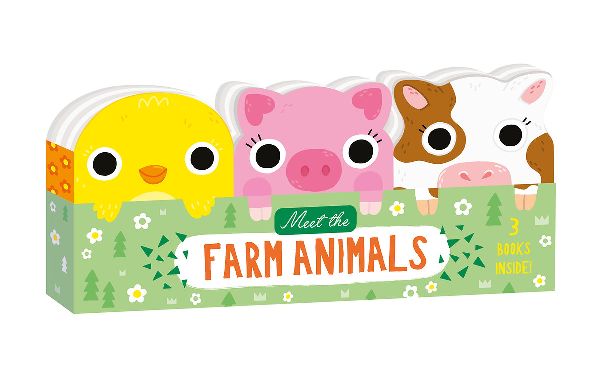 meet the farm animals - mini board book set (3 books inside) - Ảnh 9