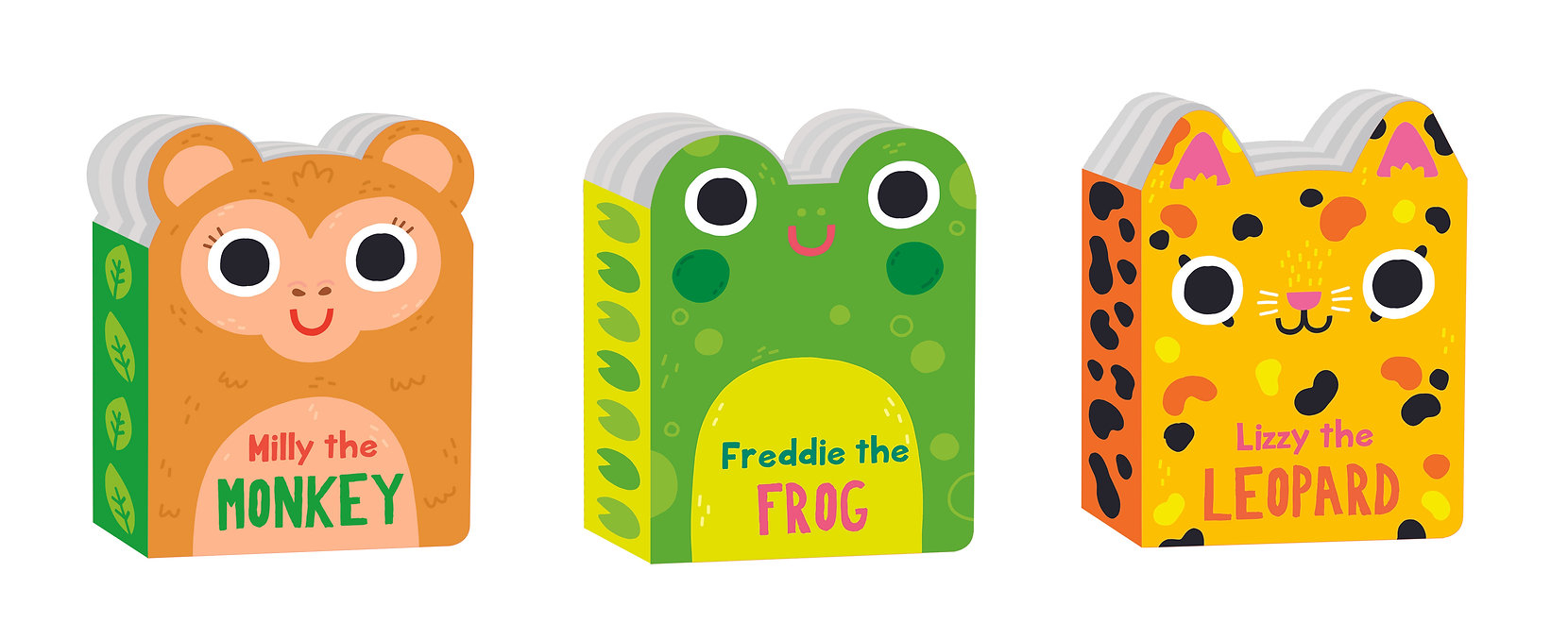 meet the jungle animals - mini board book set (3 books inside) - Ảnh 7