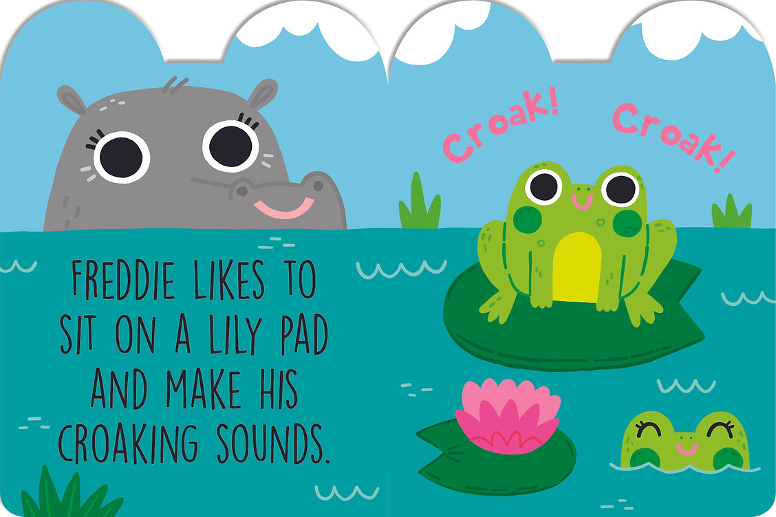 meet the jungle animals - mini board book set (3 books inside) - Ảnh 9