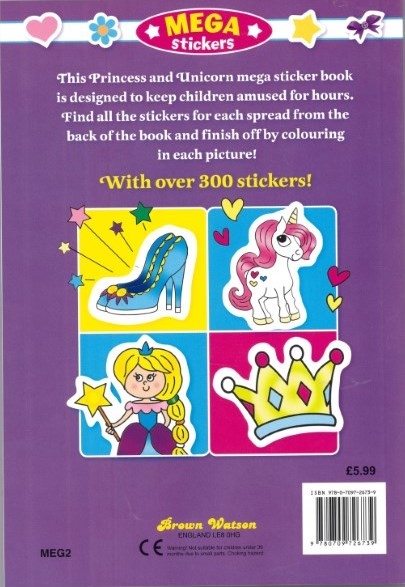 mega stickers: princess and unicorn - Ảnh 6
