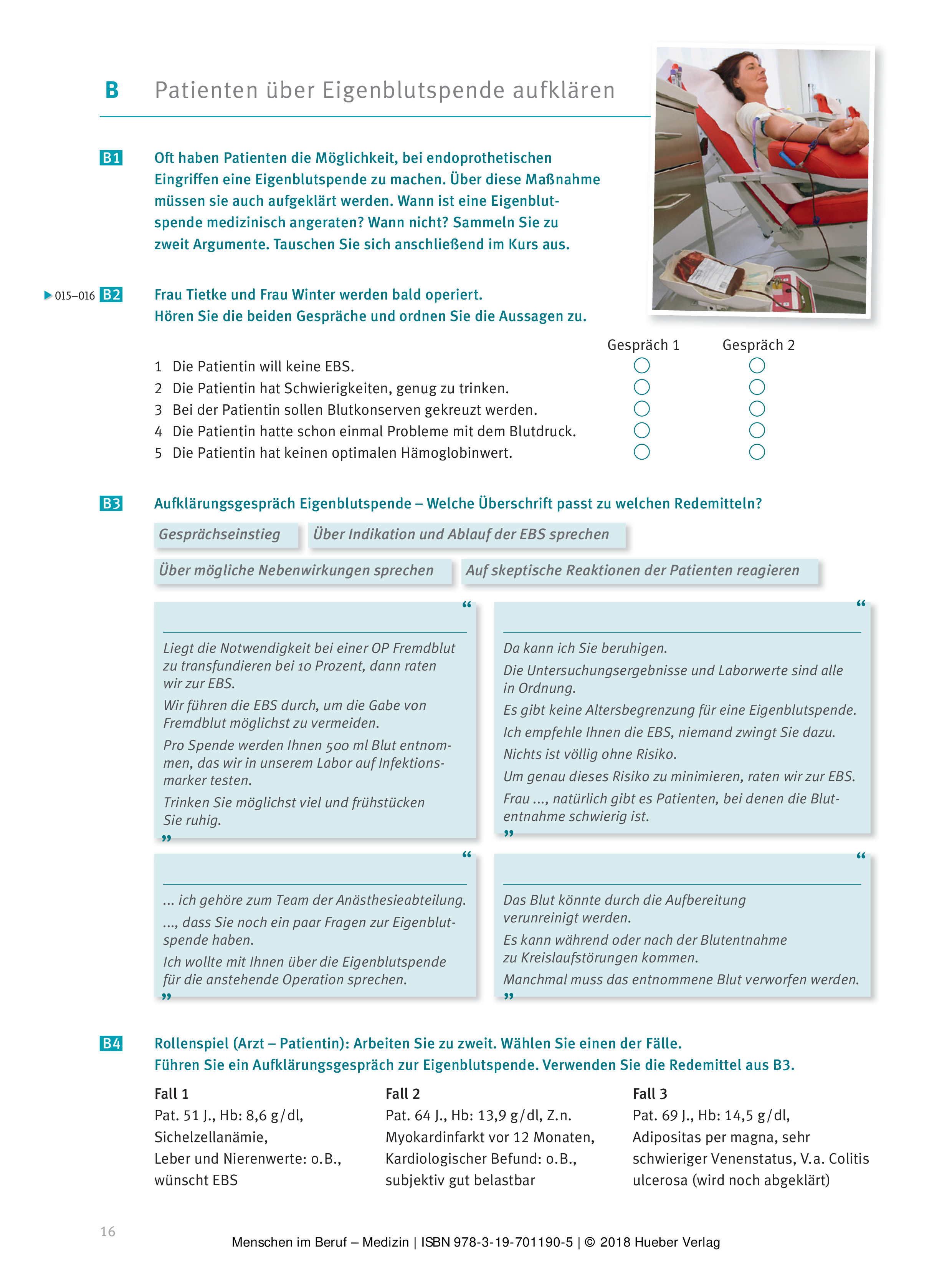 menschen im beruf - medizin: deutsch als fremdsprache / kursbuch mit mp3-cd - Ảnh 7