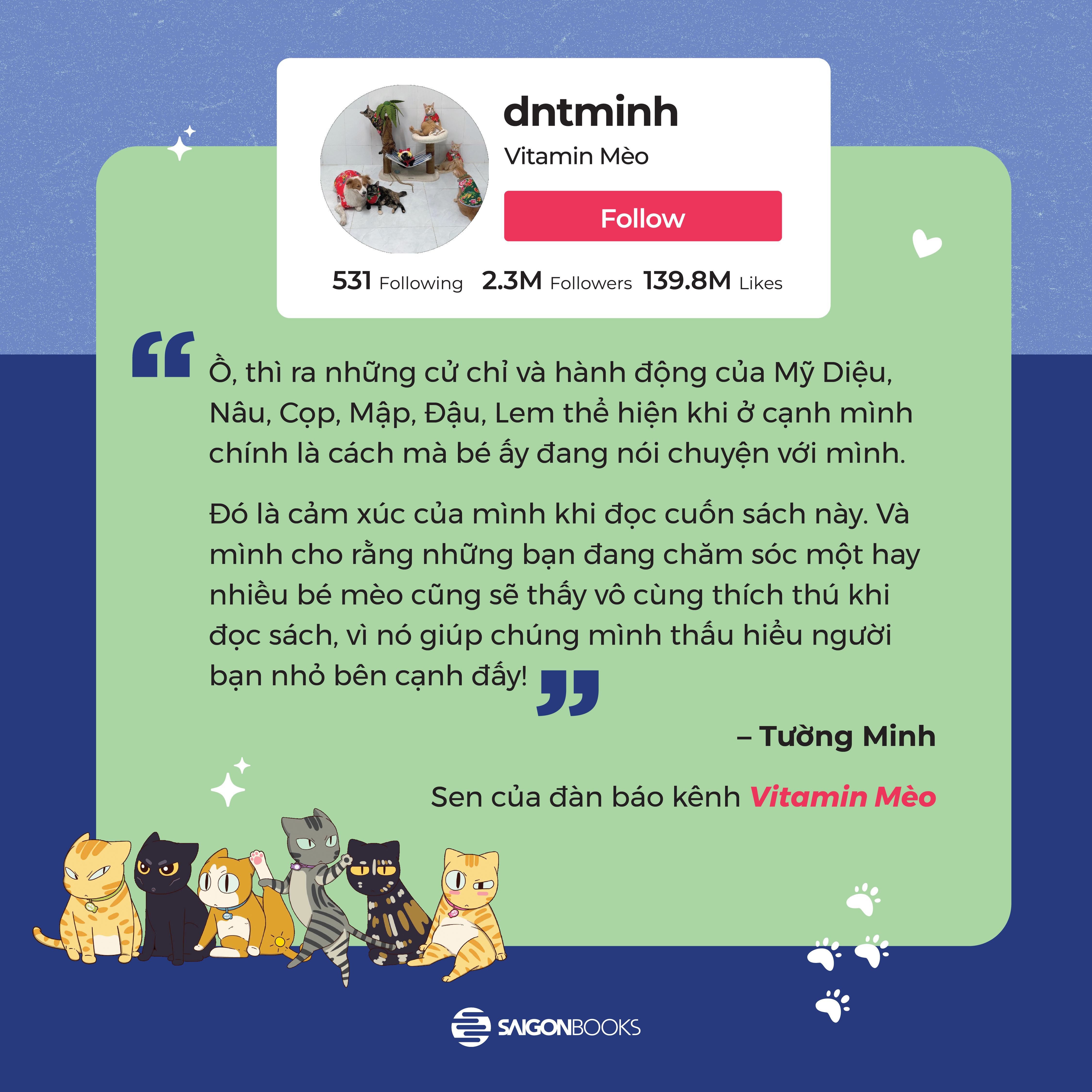 méo mèo meo - bí mật giao tiếp từ cái vẫy đuôi đến tiếng grừ grừ - tặng kèm thẻ đeo mica cá nhân hóa + bộ sticker mèo dễ thương - Ảnh 7