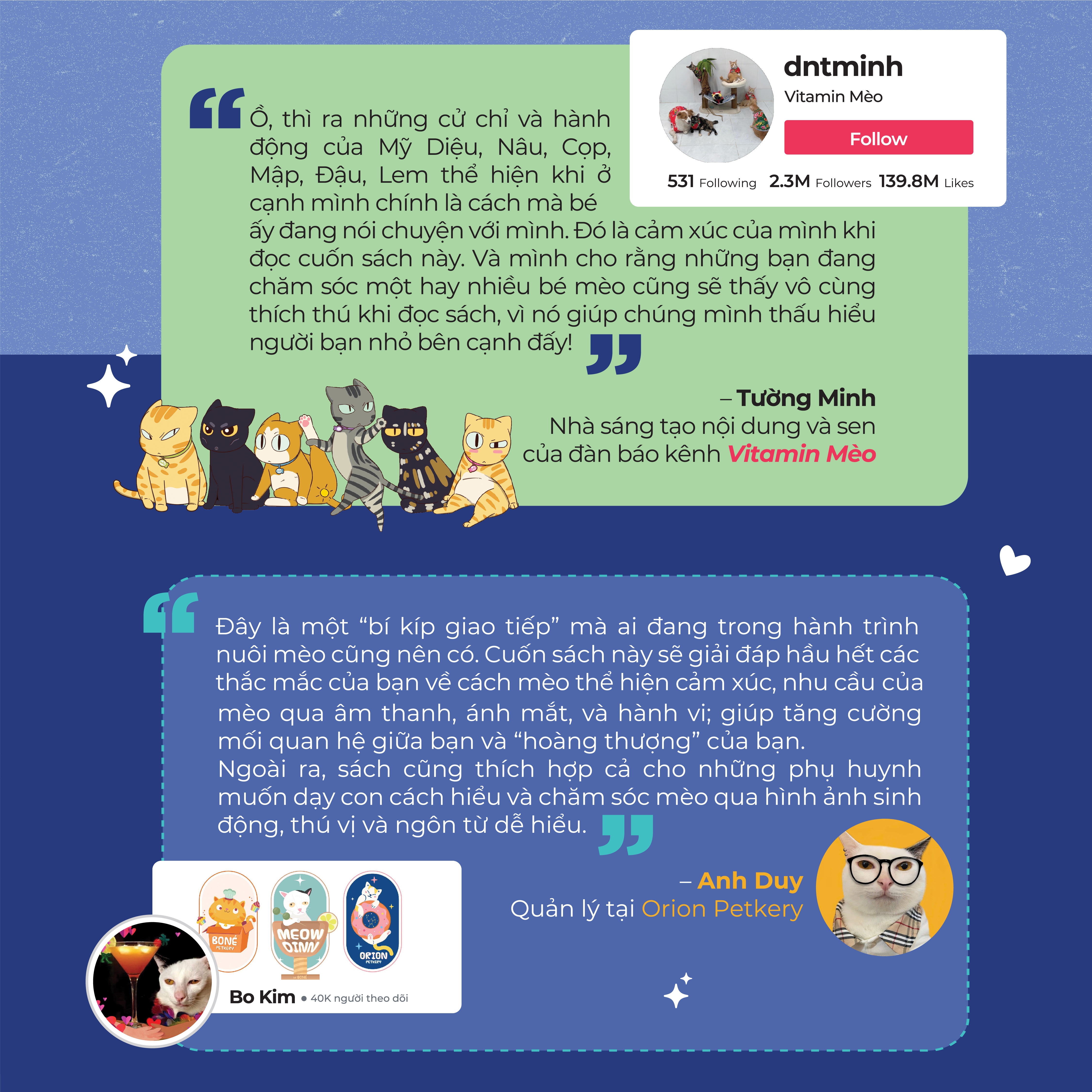méo mèo meo - bí mật giao tiếp từ cái vẫy đuôi đến tiếng grừ grừ - tặng kèm thẻ đeo mica cá nhân hóa + bộ sticker mèo dễ thương - Ảnh 9