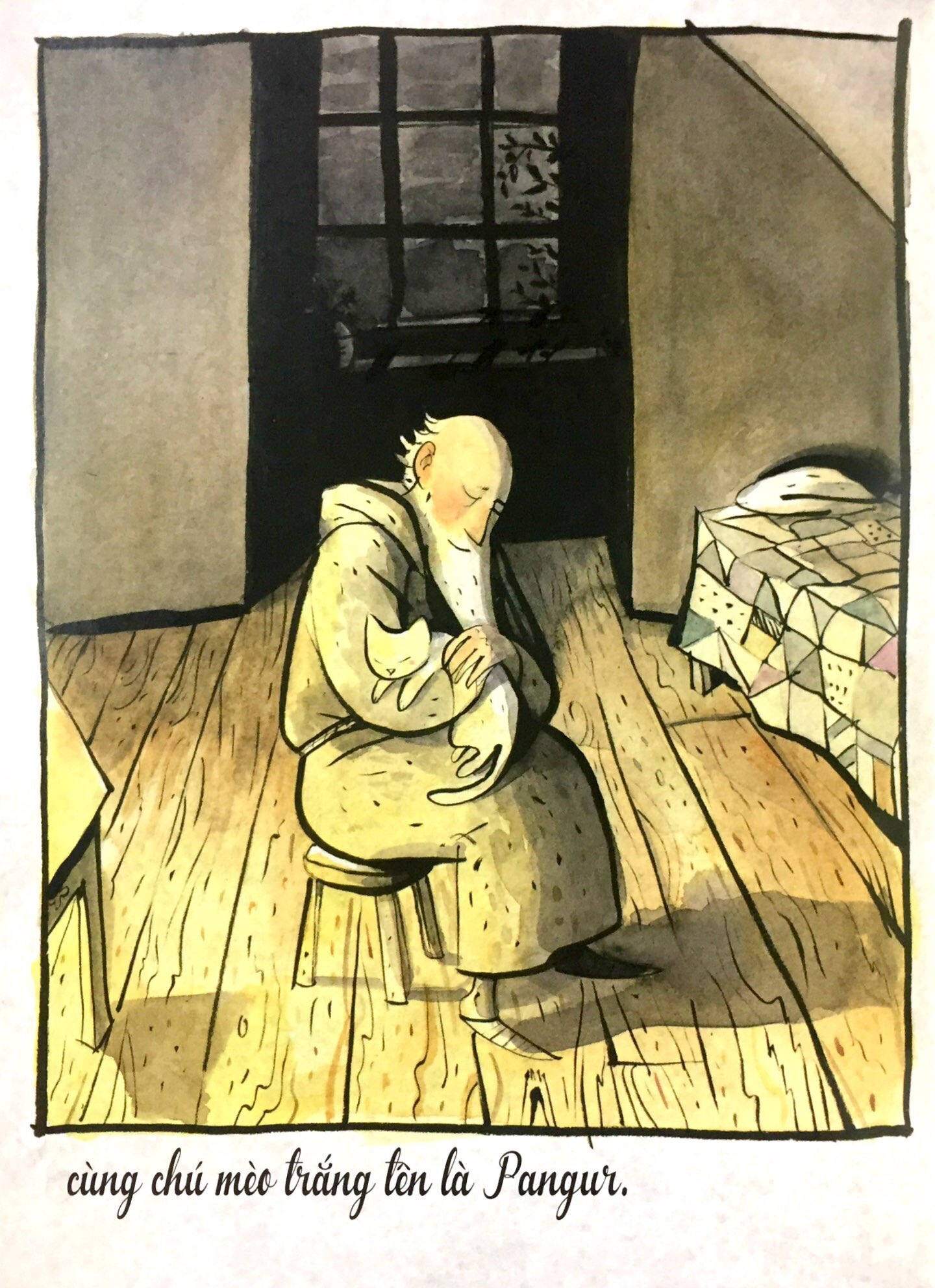 mèo trắng pangur và vị tu sĩ - Ảnh 5