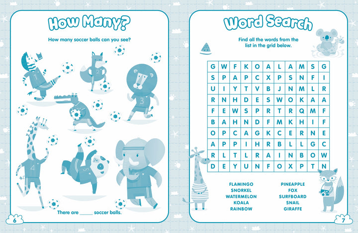 metallic bubble sticker activity book - animals - Ảnh 3