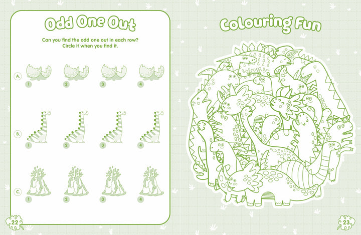 metallic bubble sticker activity book - dinosaur - Ảnh 3