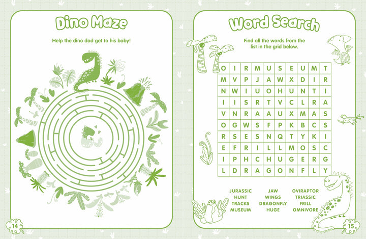 metallic bubble sticker activity book - dinosaur - Ảnh 4