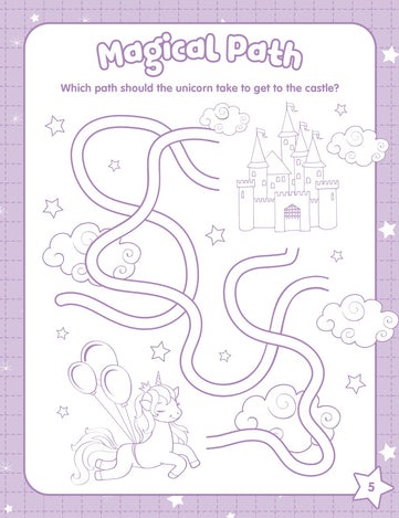 metallic bubble sticker activity book - unicorn - Ảnh 4