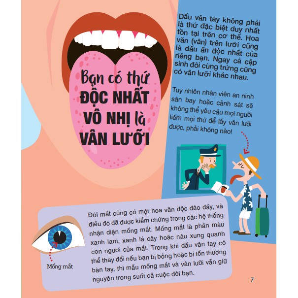 micro facts! 500 fantastic facts about your body - cùng bé khám phá 500 điều thú vị về cơ thể người - Ảnh 6