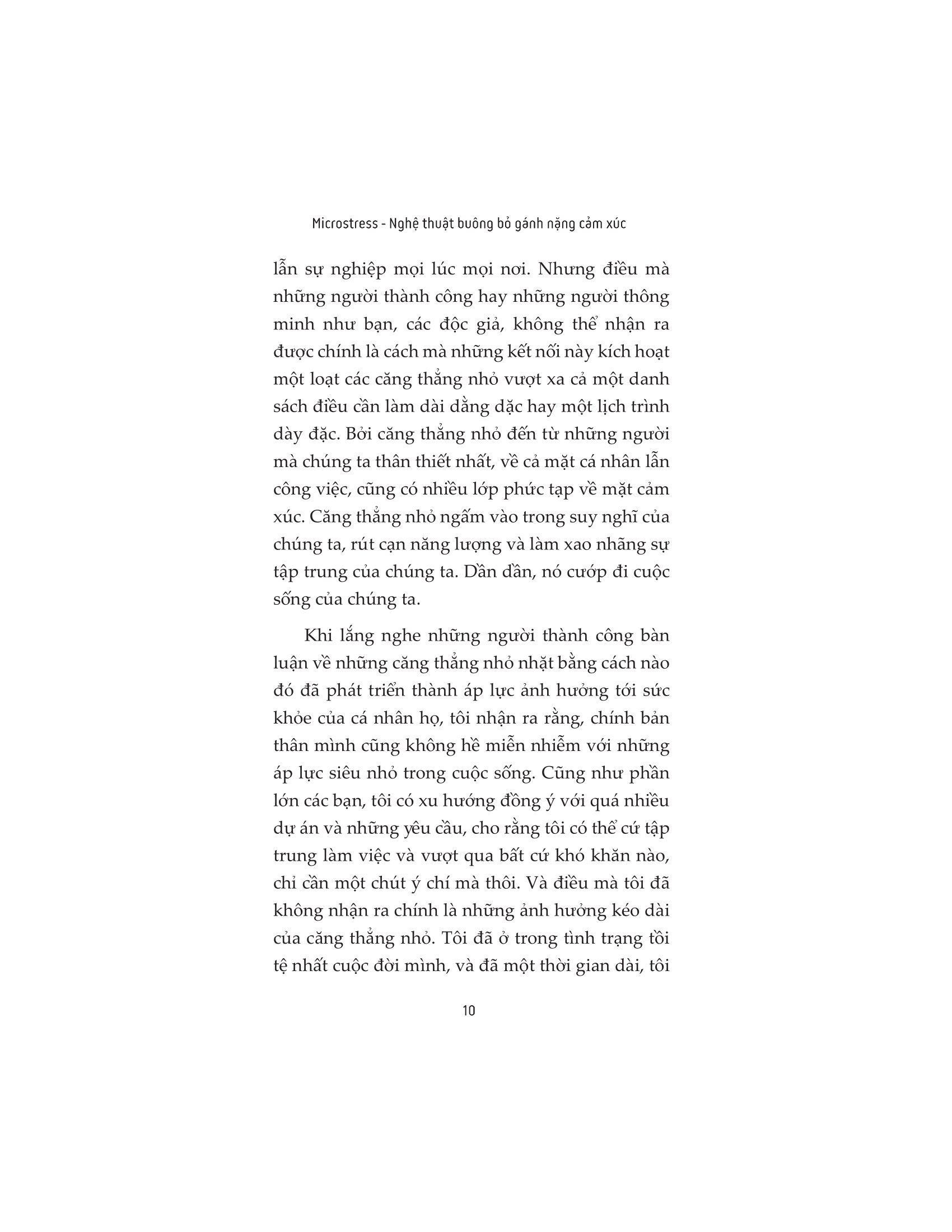 microstress - nghệ thuật buông bỏ gánh nặng cảm xúc - Ảnh 8