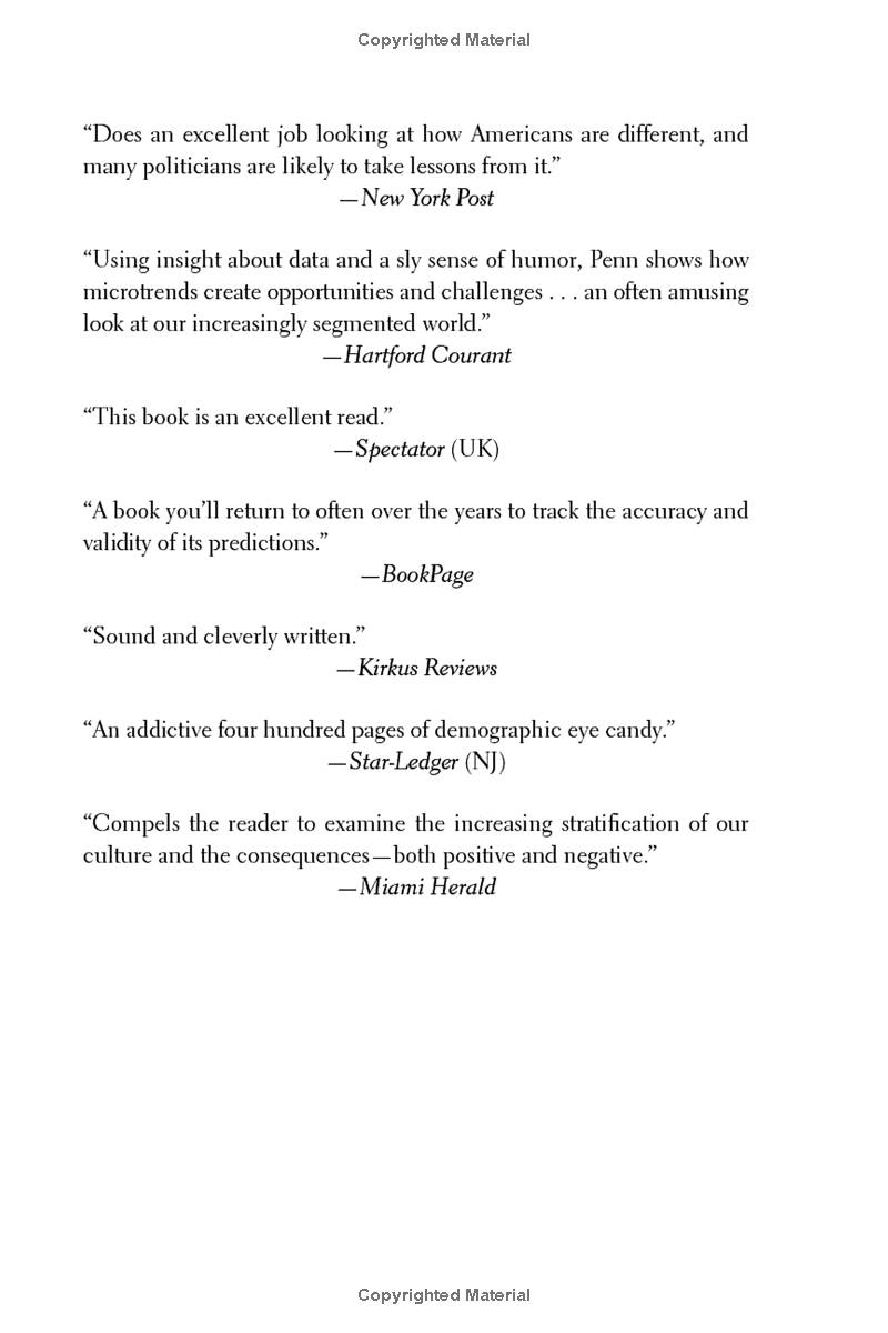 microtrends: the small forces behind tomorrow's big changes - Ảnh 6