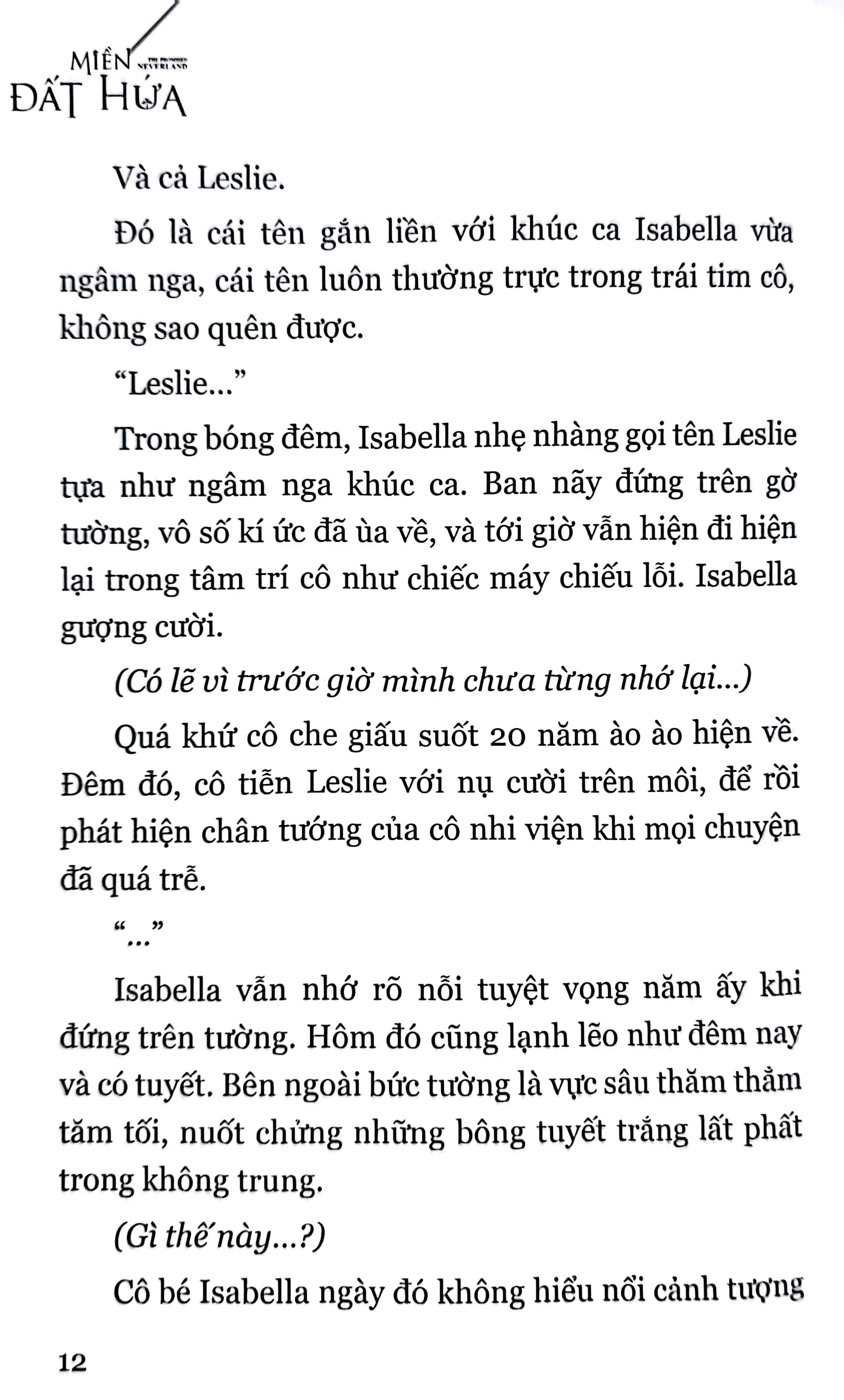 miền đất hứa - the promised neverland - khúc ca xưa của isabella và krone - Ảnh 6