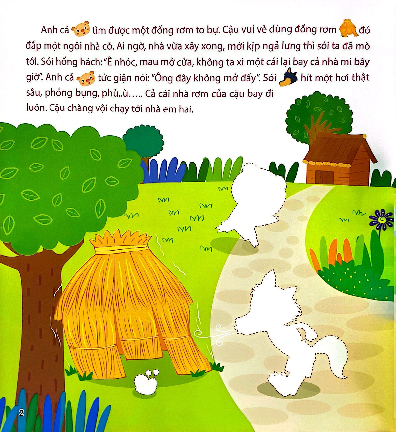 miếng dán hình vui nhộn - ba chú heo con (2-6 tuổi) - Ảnh 4