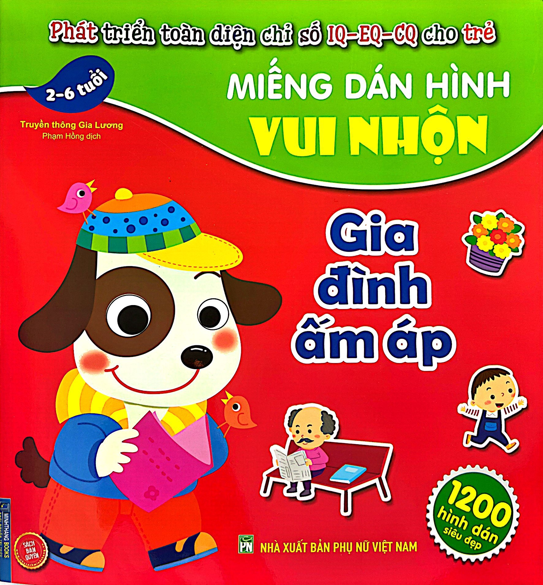 miếng dán hình vui nhộn - gia đình ấm áp (2-6 tuổi) - Ảnh 2