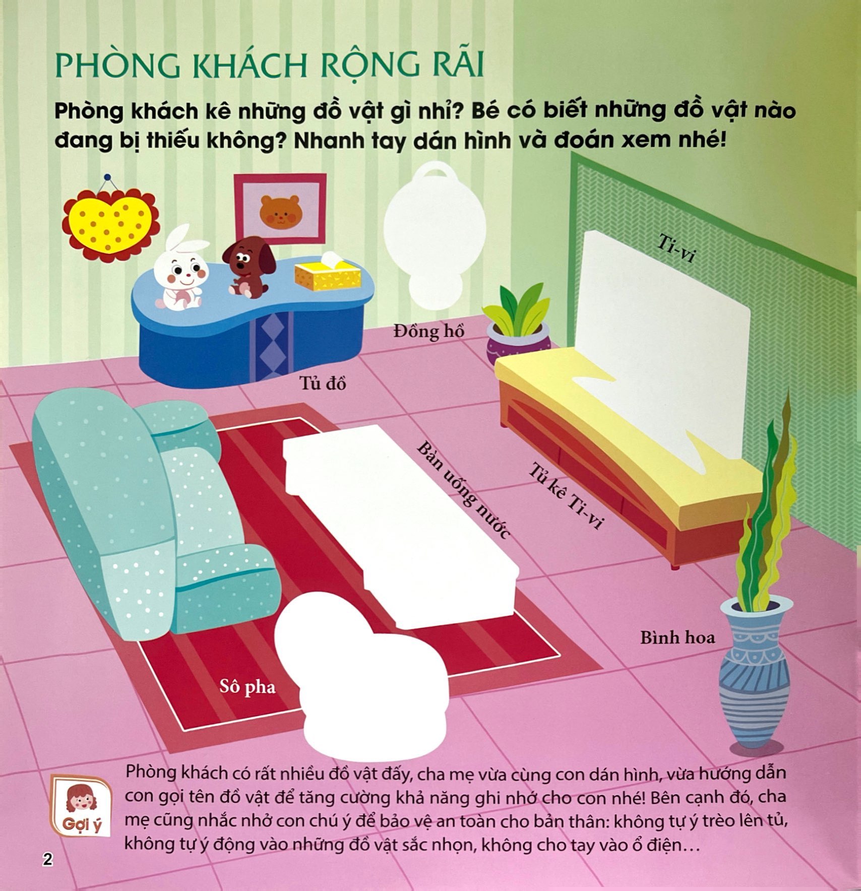 miếng dán hình vui nhộn - gia đình ấm áp (2-6 tuổi) - Ảnh 4