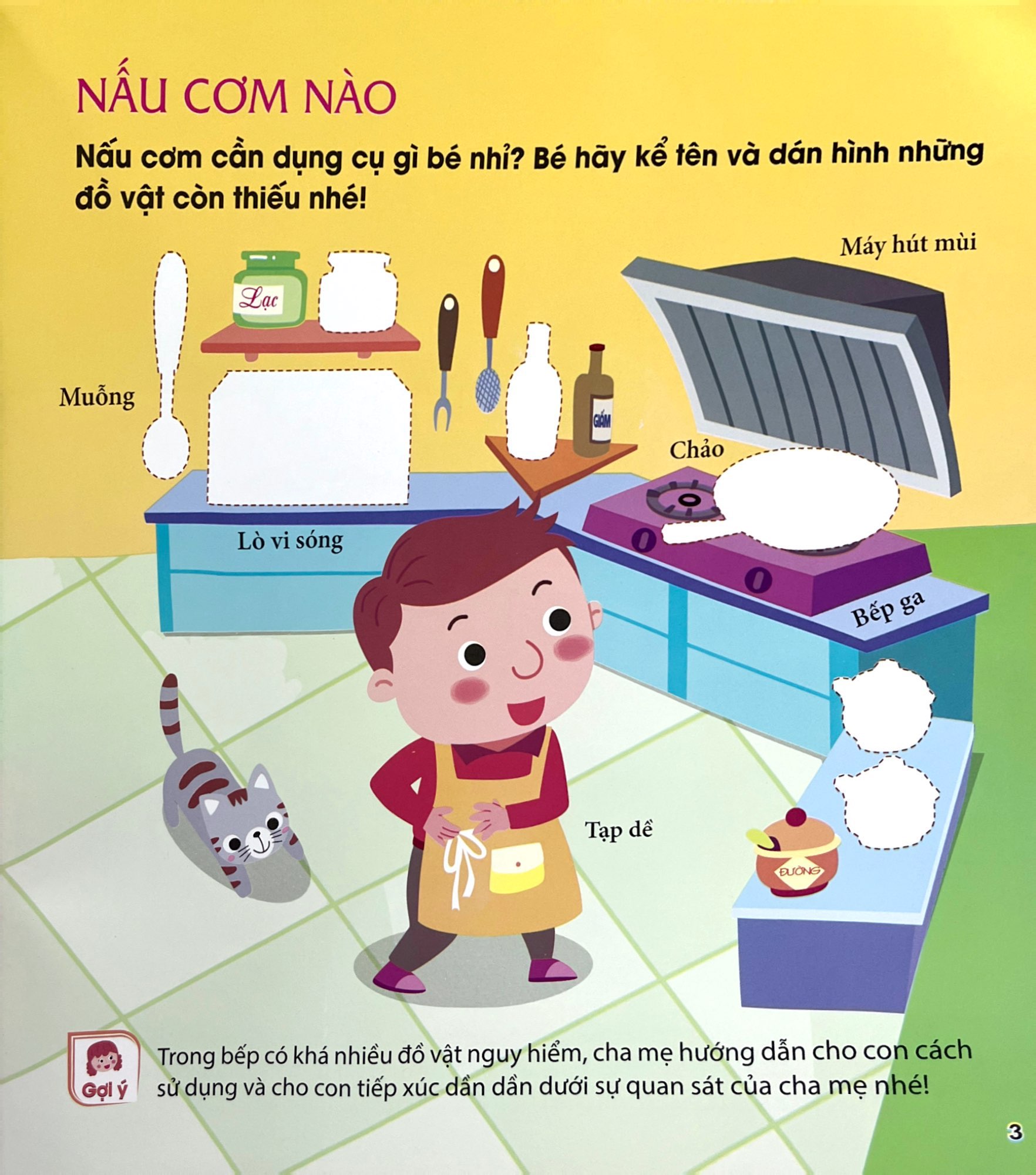 miếng dán hình vui nhộn - gia đình ấm áp (2-6 tuổi) - Ảnh 5
