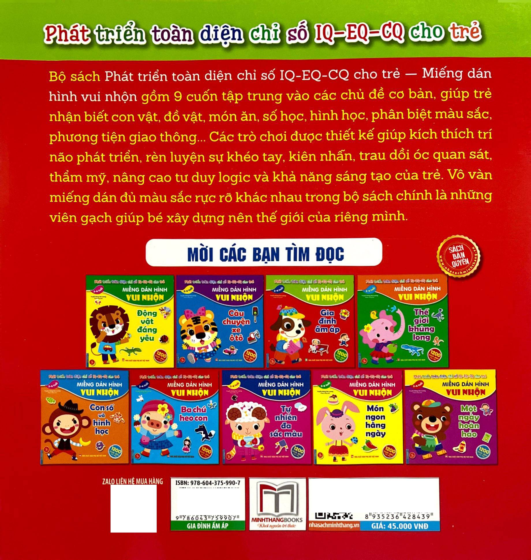 miếng dán hình vui nhộn - gia đình ấm áp (2-6 tuổi) - Ảnh 6