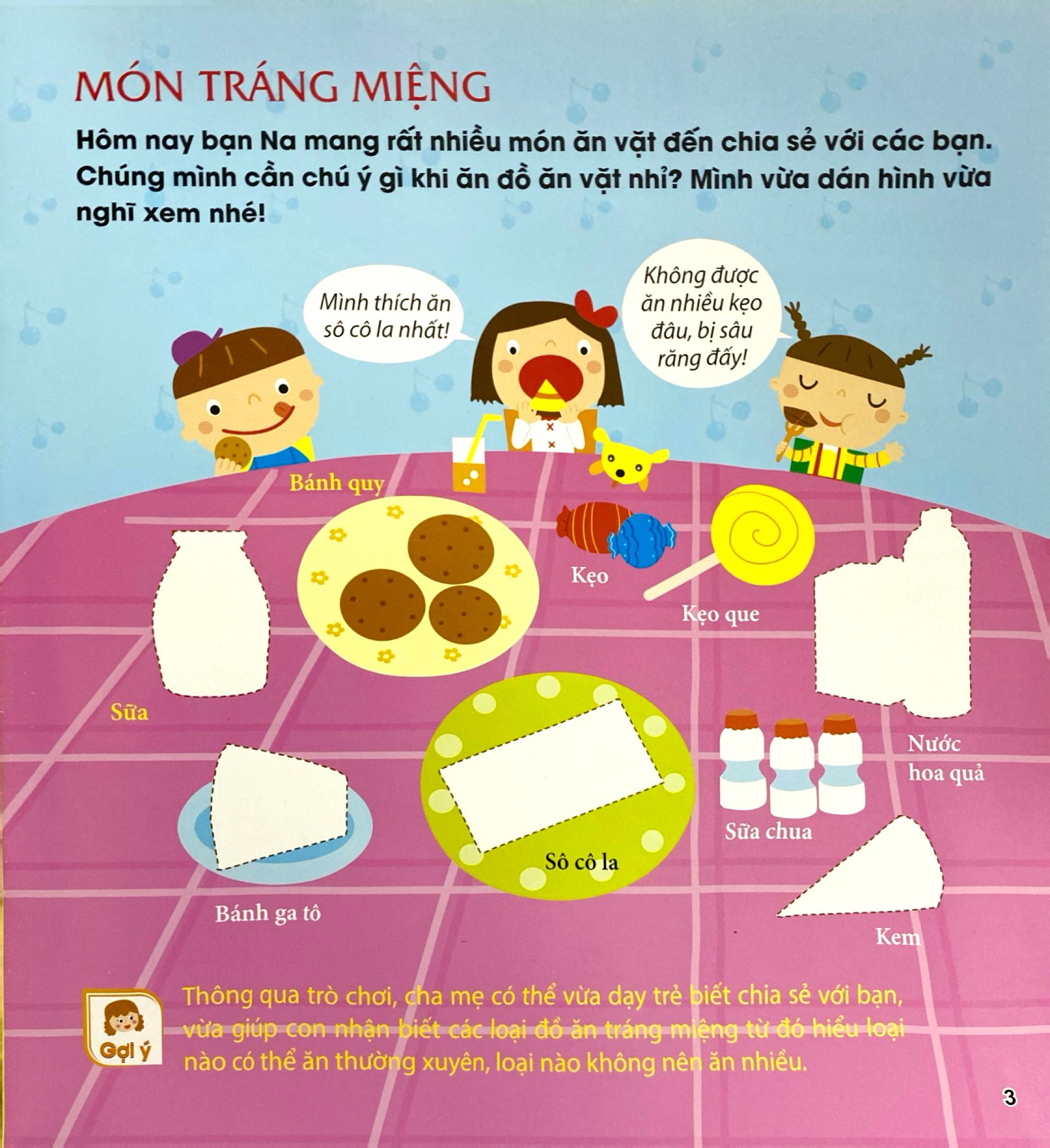 miếng dán hình vui nhộn - món ngon hằng ngày (2-6 tuổi) - Ảnh 5