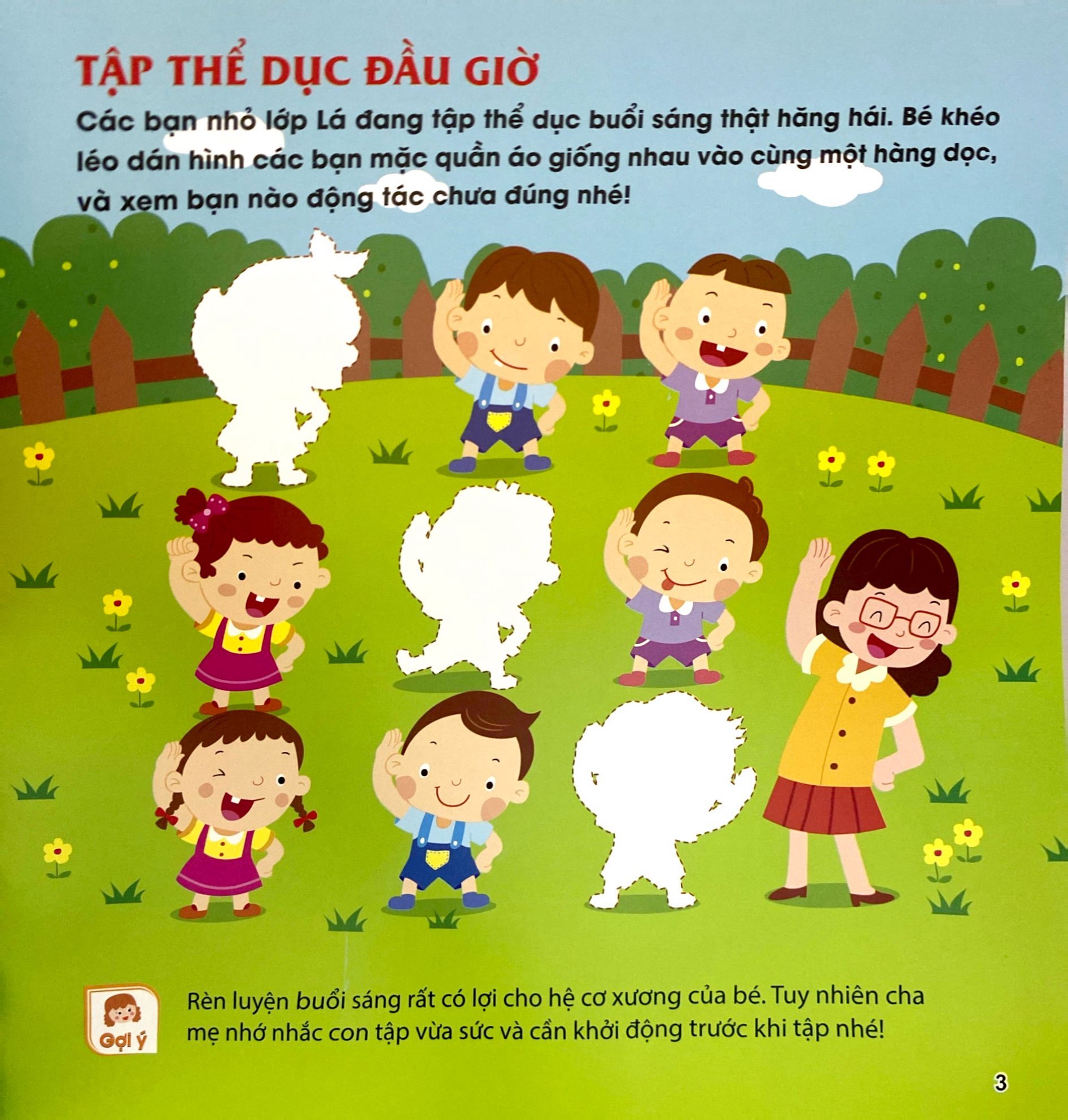 miếng dán hình vui nhộn - một ngày hoàn hảo (2-6 tuổi) - Ảnh 5