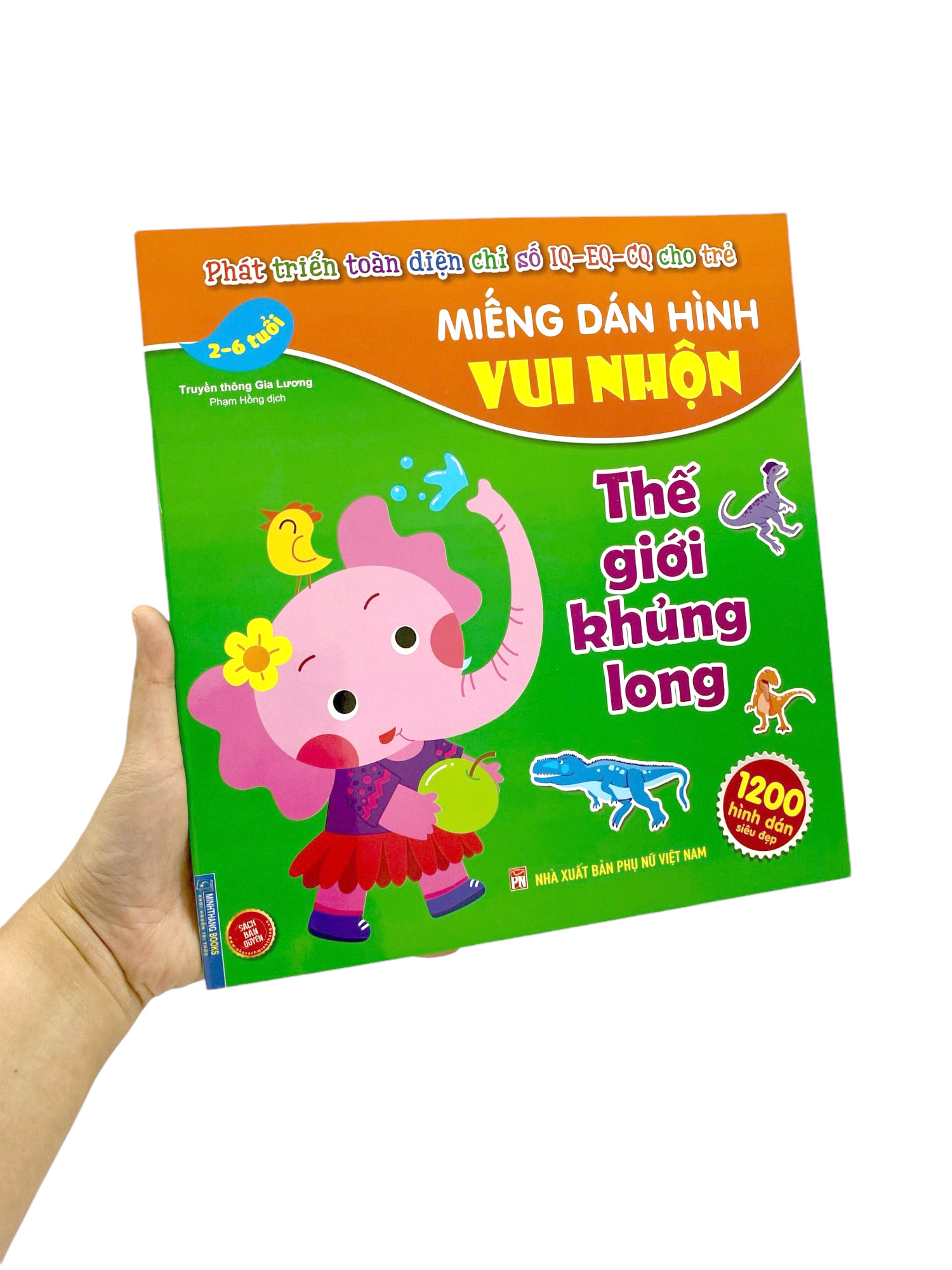 miếng dán hình vui nhộn - thế giới khủng long (2-6 tuổi) - Ảnh 7