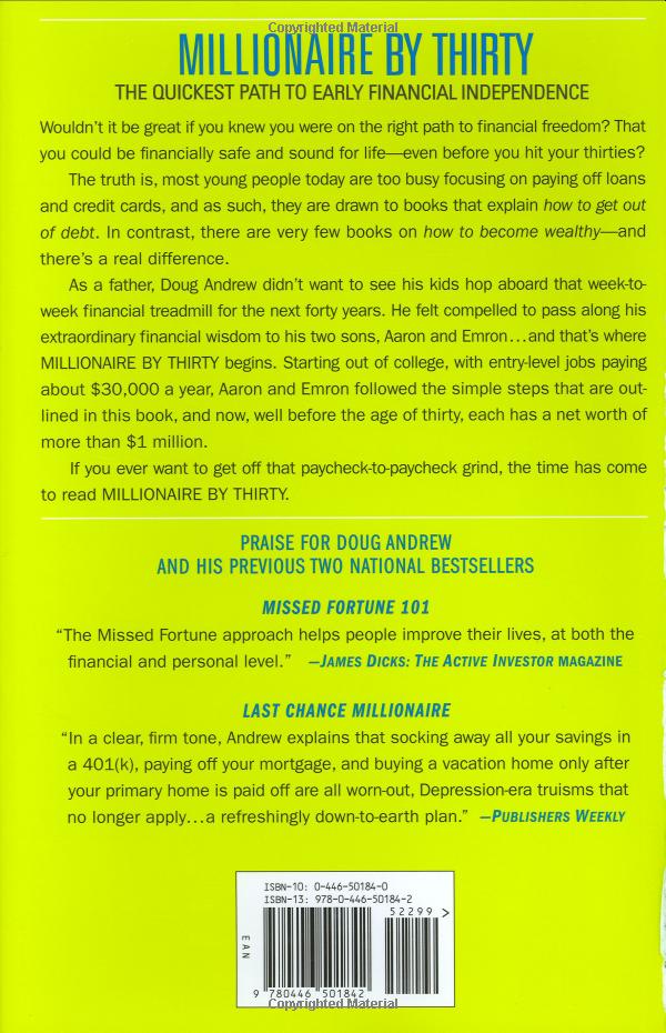millionaire by thirty : the quickest path to early financial independence - Ảnh 16