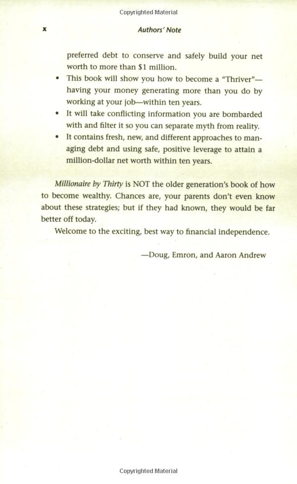 millionaire by thirty : the quickest path to early financial independence - Ảnh 5