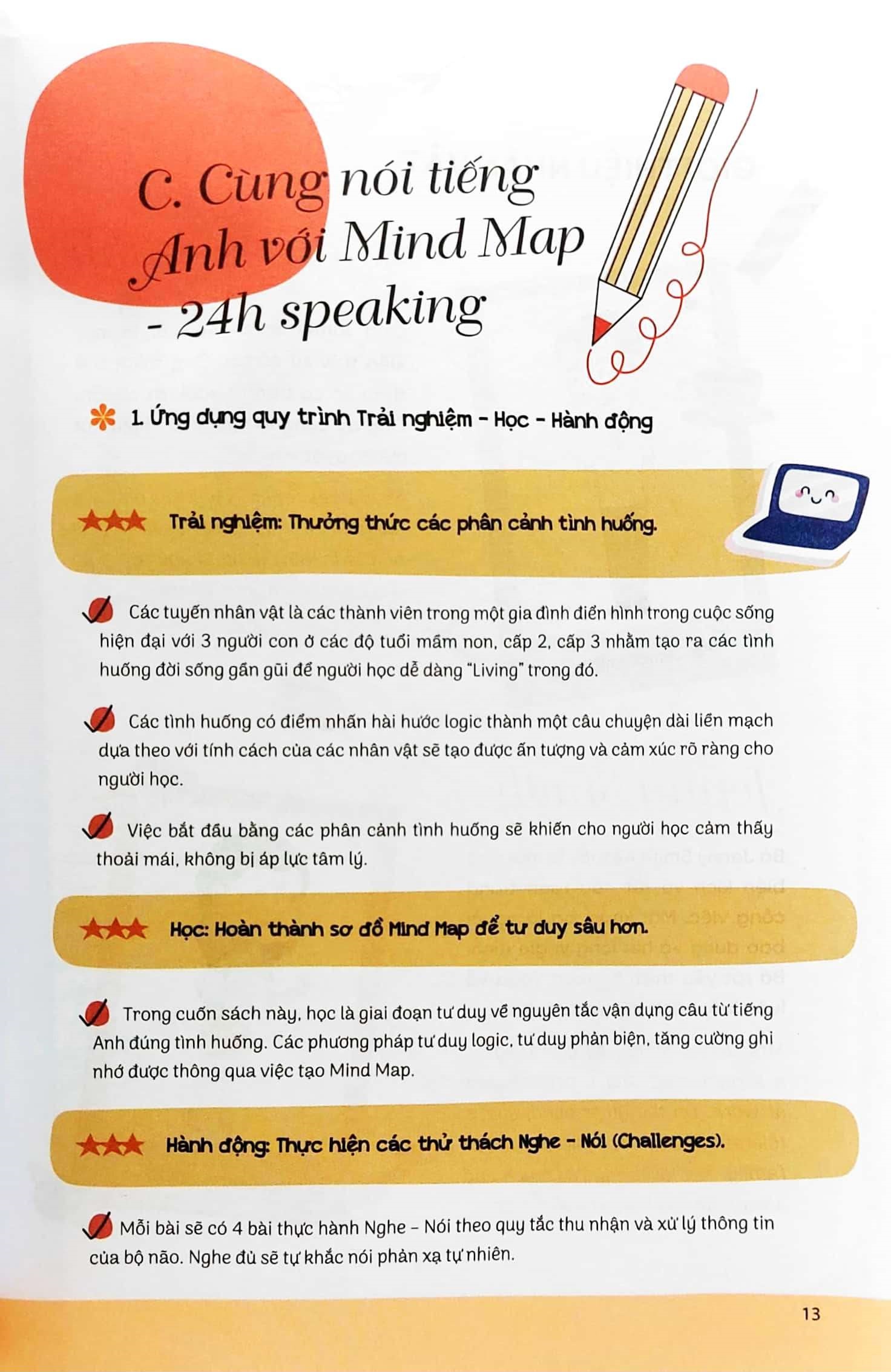 mind map 24h english - giao tiếp - học tiếng anh giao tiếp thực chiến cực kỳ hiệu quả thông qua sơ đồ tư duy - Ảnh 9