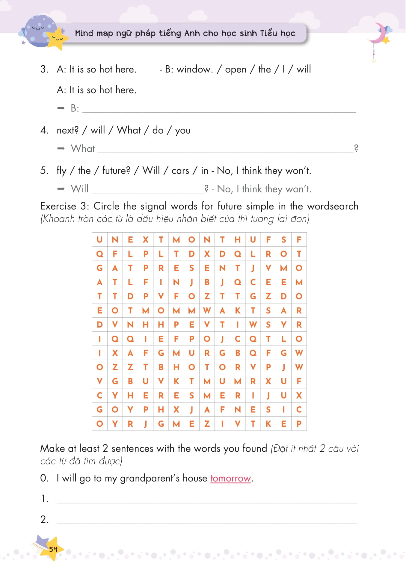 mind map ngữ pháp tiếng anh cho học sinh tiểu học - Ảnh 9