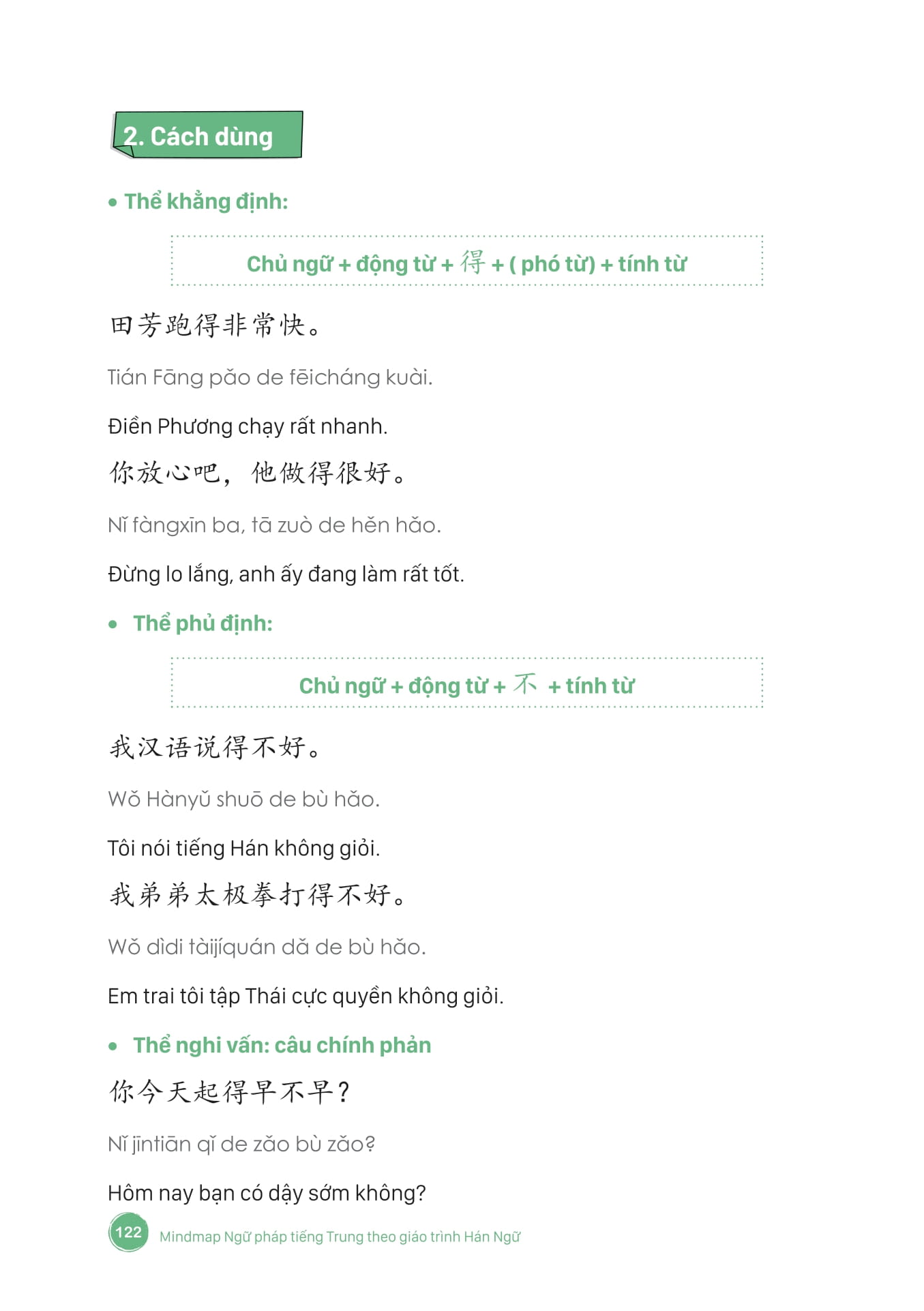 Mind Map Ngữ Pháp Tiếng Trung Theo Giáo Trình Hán Ngữ (Tái Bản 2025) - Ảnh 16