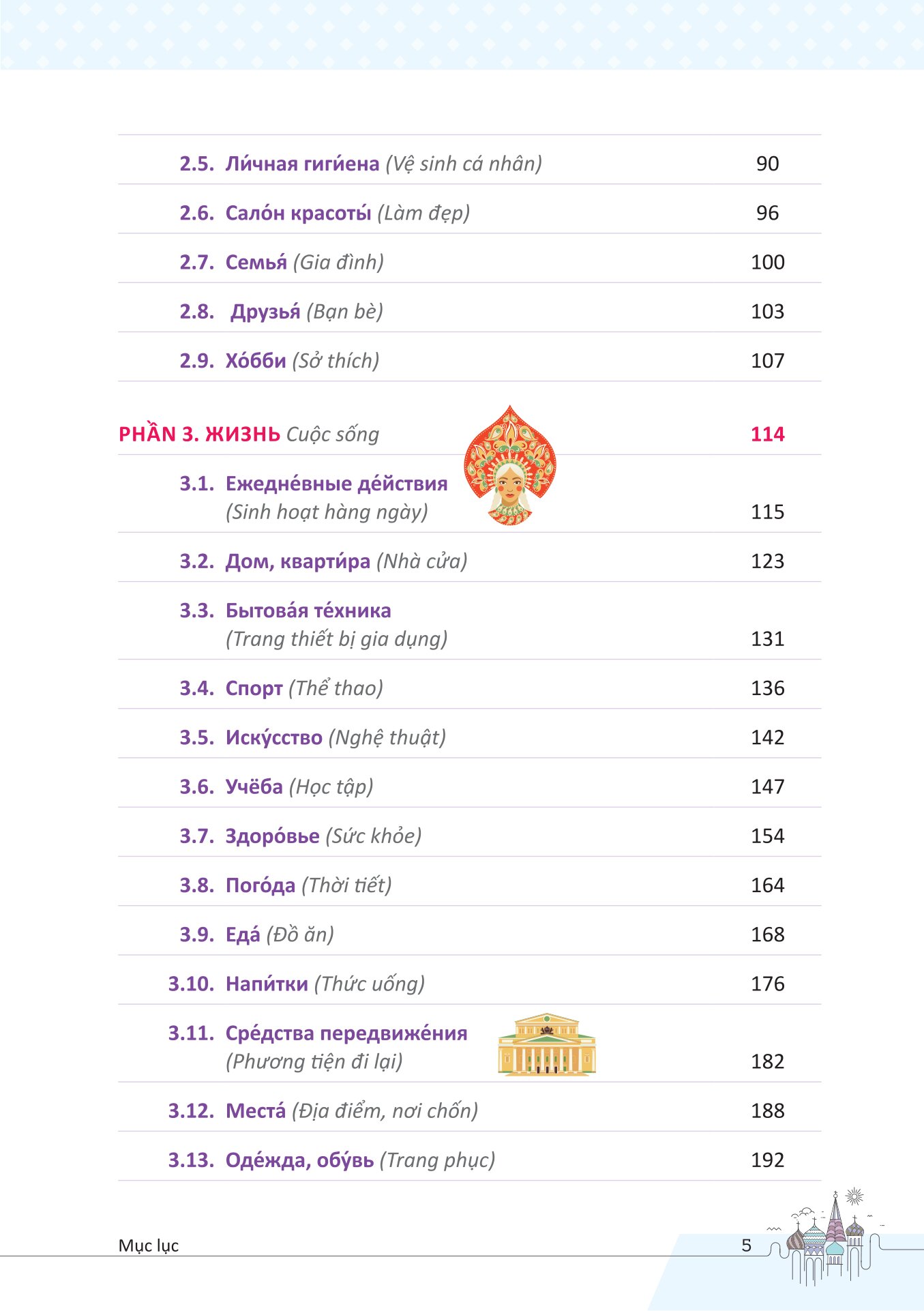 Mindmap Từ Vựng Tiếng Nga Thông Dụng Dành Cho Người Mới Bắt Đầu - Ảnh 5