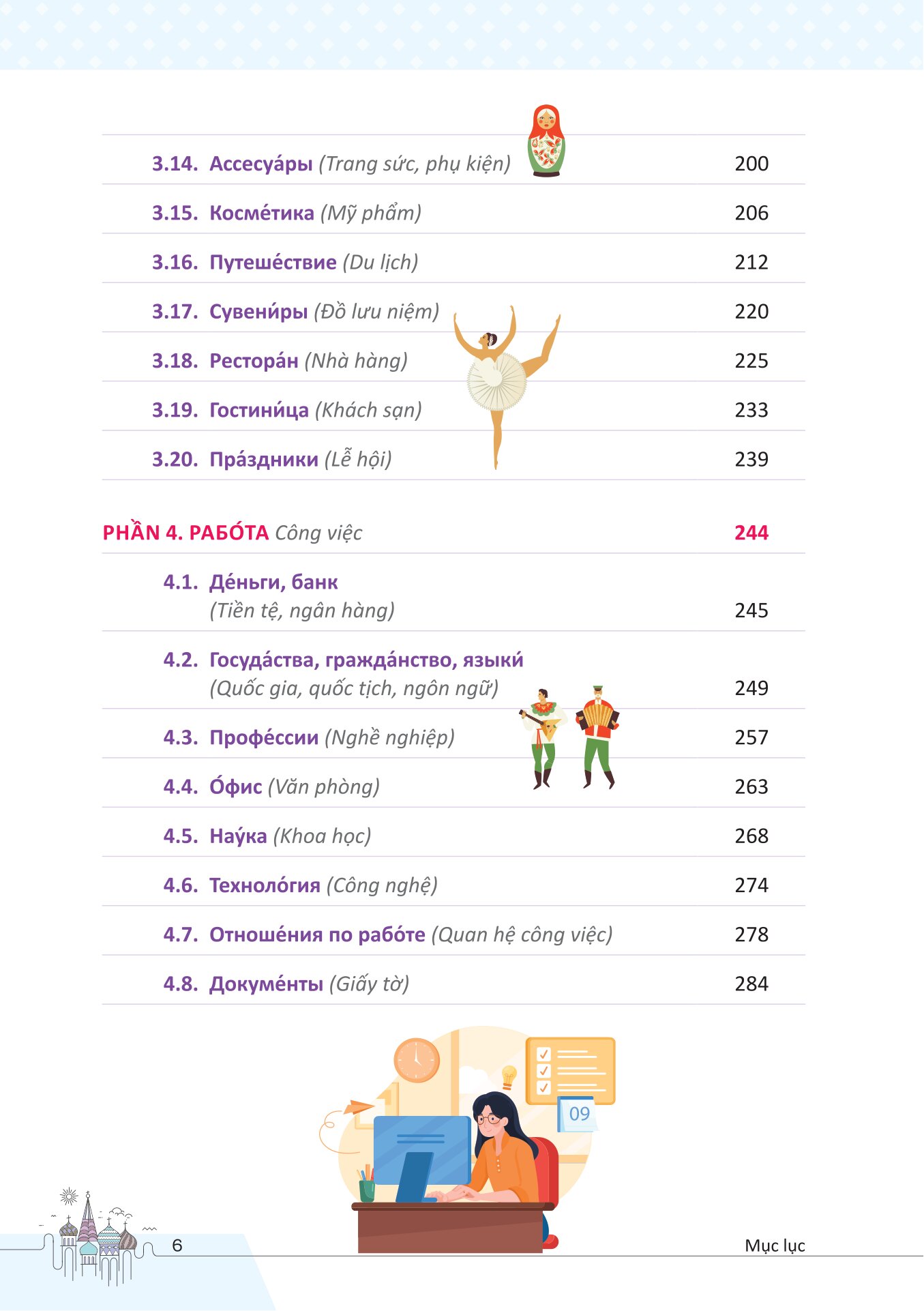 Mindmap Từ Vựng Tiếng Nga Thông Dụng Dành Cho Người Mới Bắt Đầu - Ảnh 6