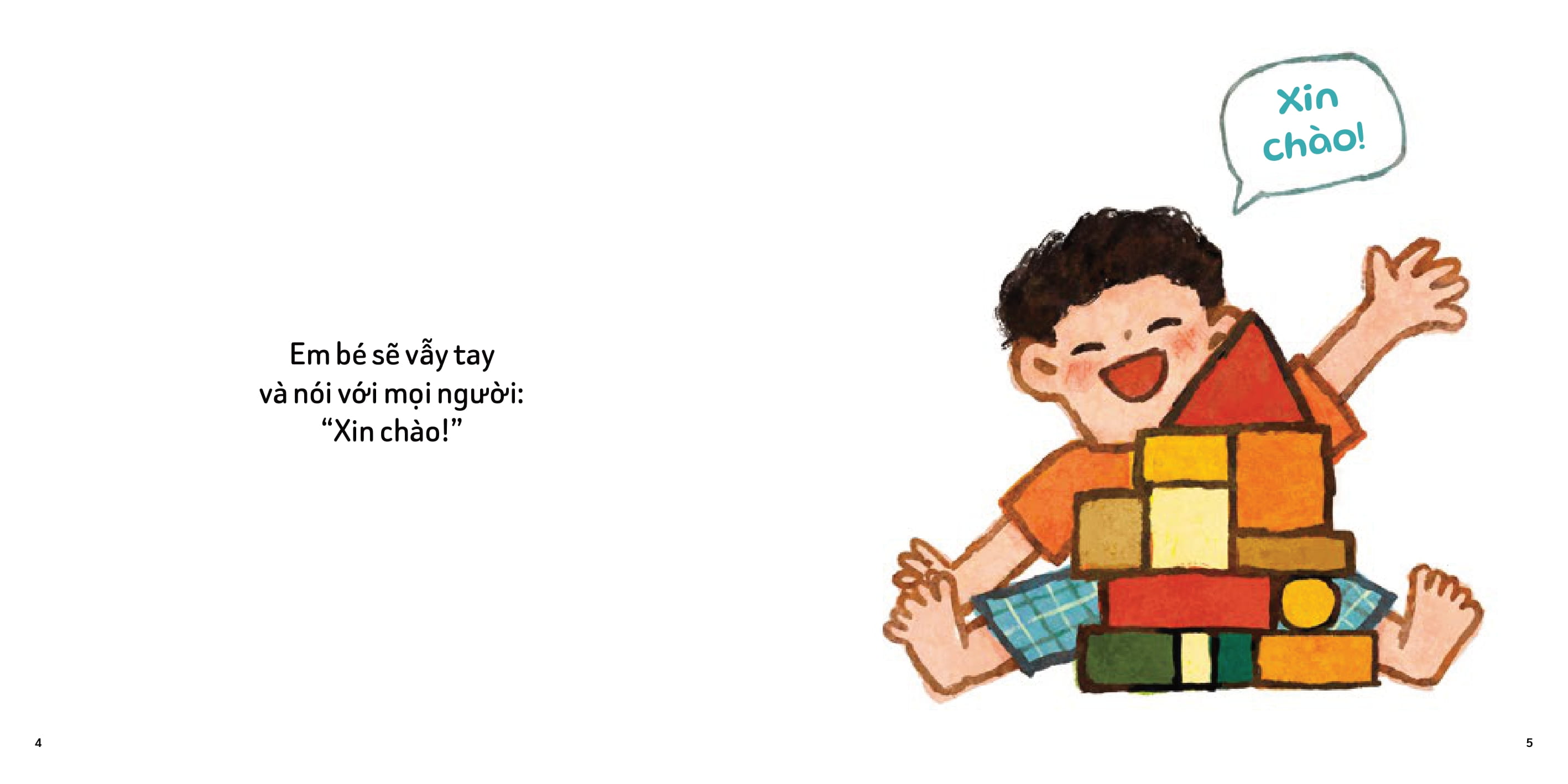 mình cùng làm nhé - chào hỏi - Ảnh 3