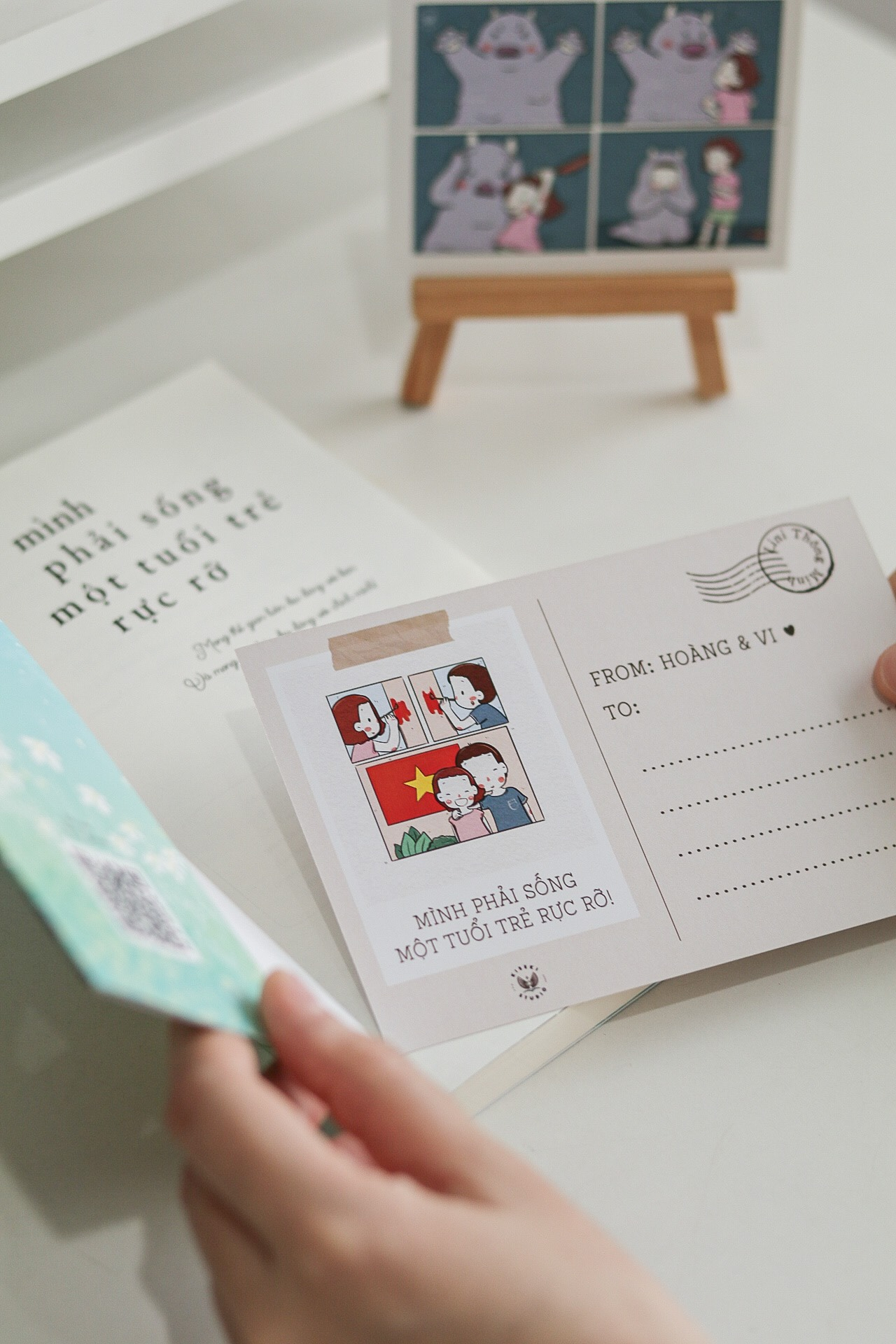 mình phải sống một tuổi trẻ rực rỡ - tặng kèm bookmark bế hình + postcard bồi cứng - Ảnh 5