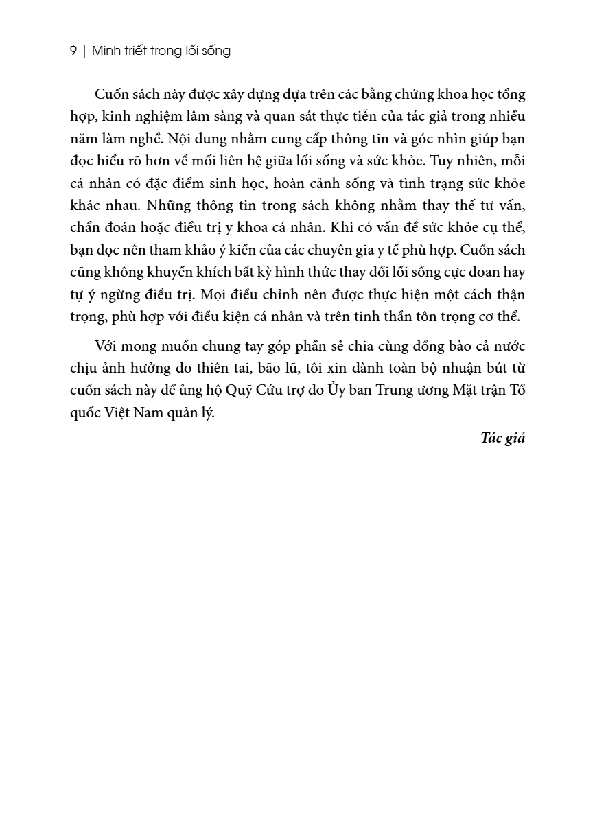 Minh Triết Trong Lối Sống - Hành Trình Để Có Sức Khoẻ Toàn Diện Và Phòng Chống Bệnh Không Lây Nhiễm - Ảnh 9
