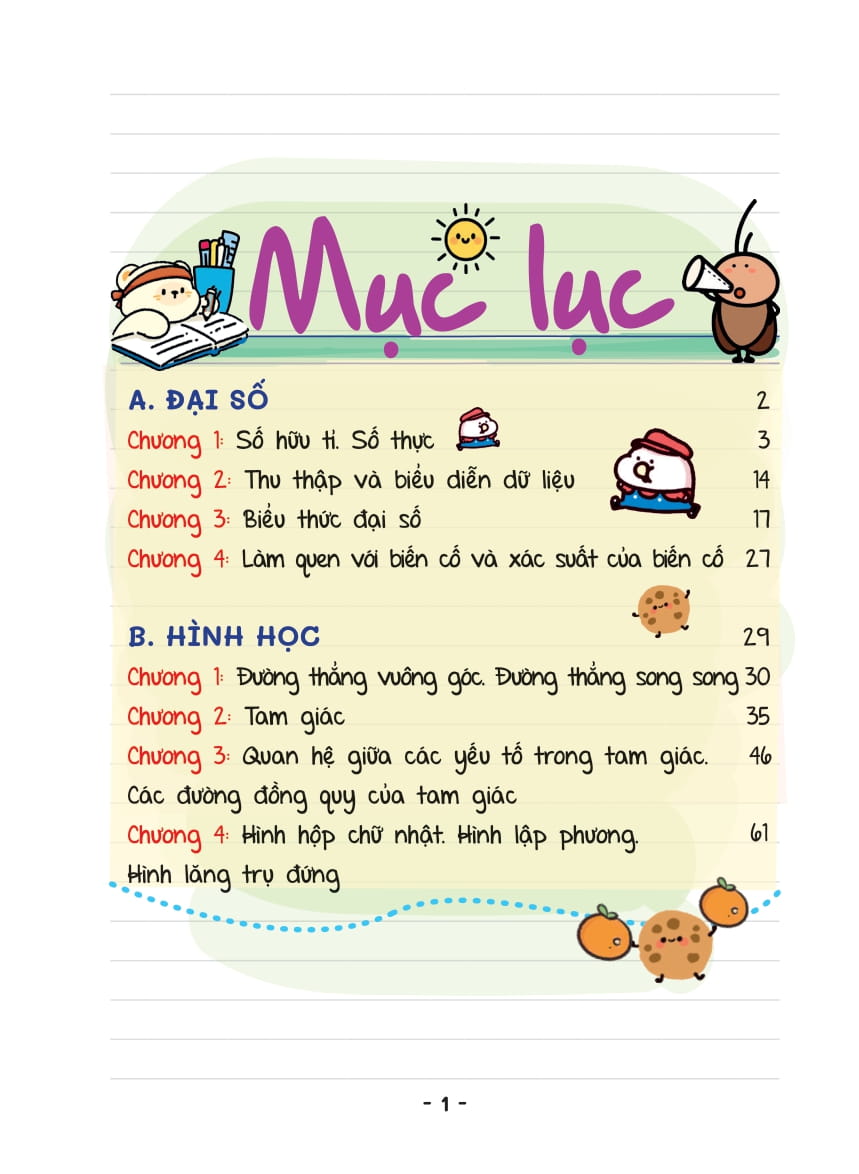 Mini Note - Siêu Gọn, Siêu Nhớ Toán 7 - Ảnh 2
