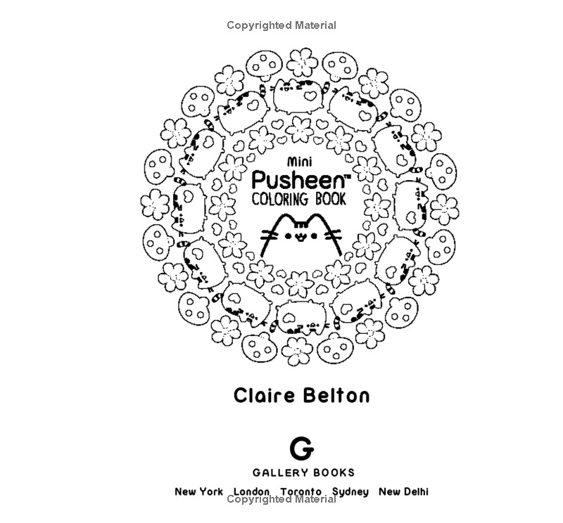 mini pusheen coloring book (a pusheen book) - Ảnh 3
