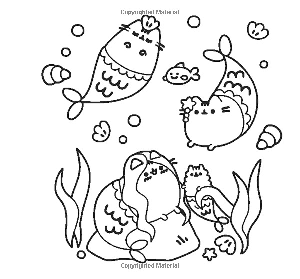 mini pusheen coloring book (a pusheen book) - Ảnh 5