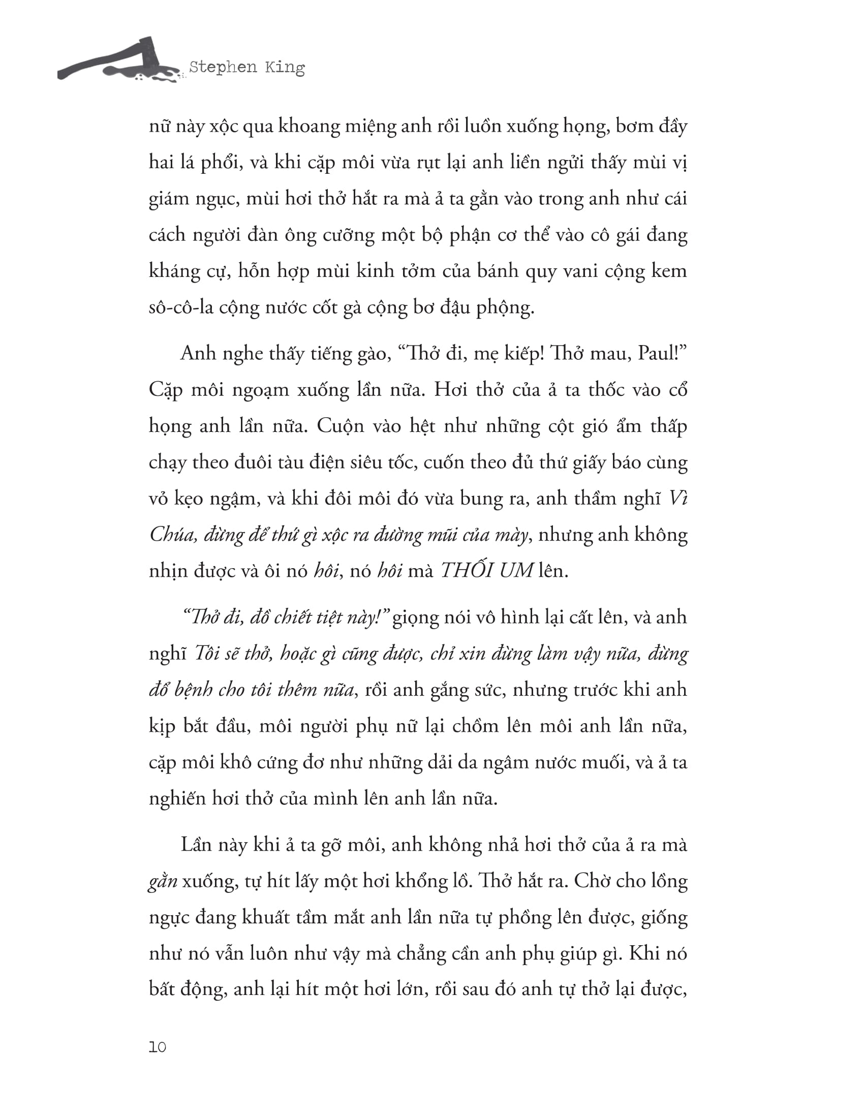 misery - chiếc máy đánh chữ đẫm máu ở vùng núi tuyết - Ảnh 11