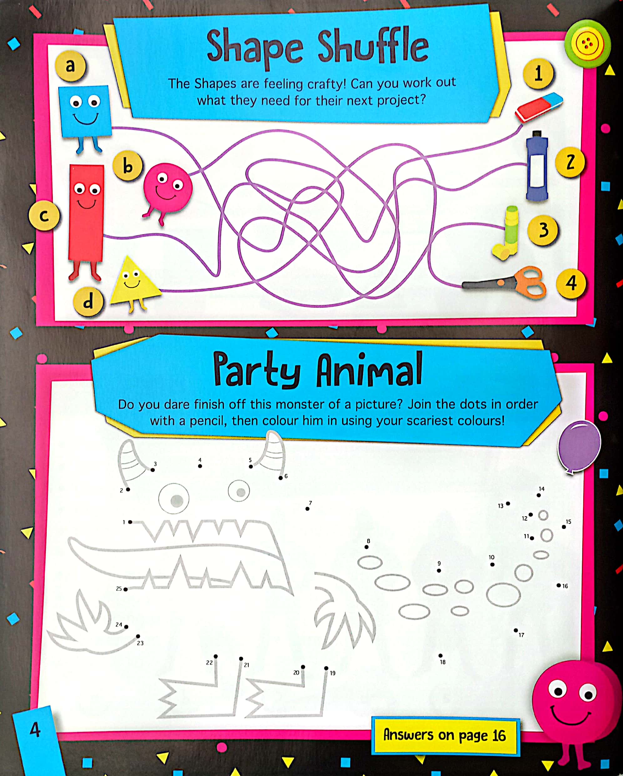 mister maker giant sticker and activity book - Ảnh 5