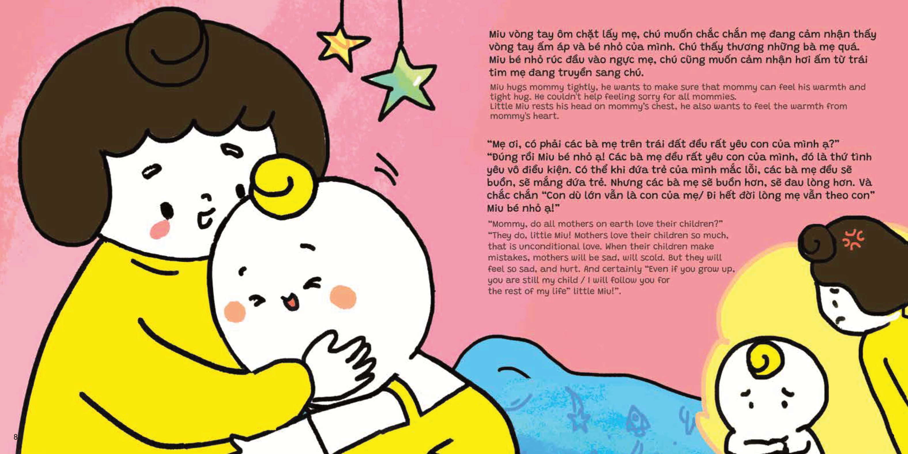 miu miu yêu mẹ - miu miu love mommy - yêu mẹ bằng vũ trụ to nhất! - my love for mommy is as big as the universe! - Ảnh 7