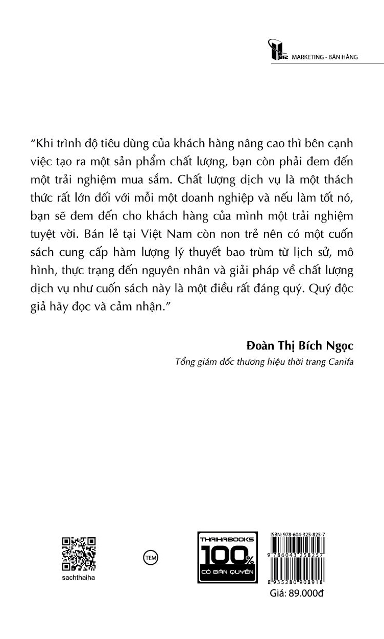 mô hình chất lượng dịch vụ trong bán lẻ: giải pháp dành cho doanh nghiệp bán lẻ và doanh nghiệp kinh doanh dịch vụ - Ảnh 3