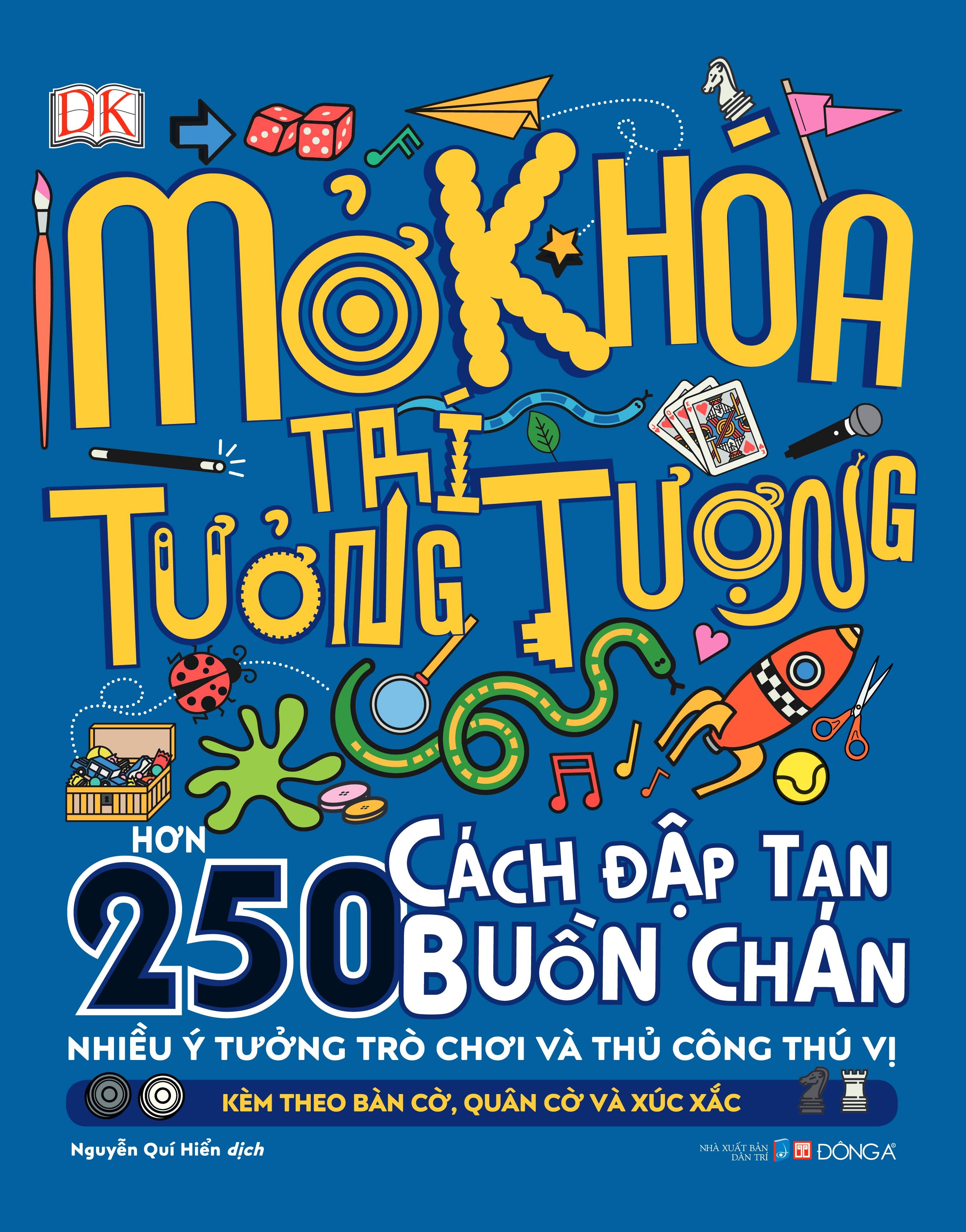 mở khóa trí tưởng tượng - hơn 250 cách đập tan buồn chán - tặng kèm theo bàn cờ + quân cờ + xúc xắc - Ảnh 2