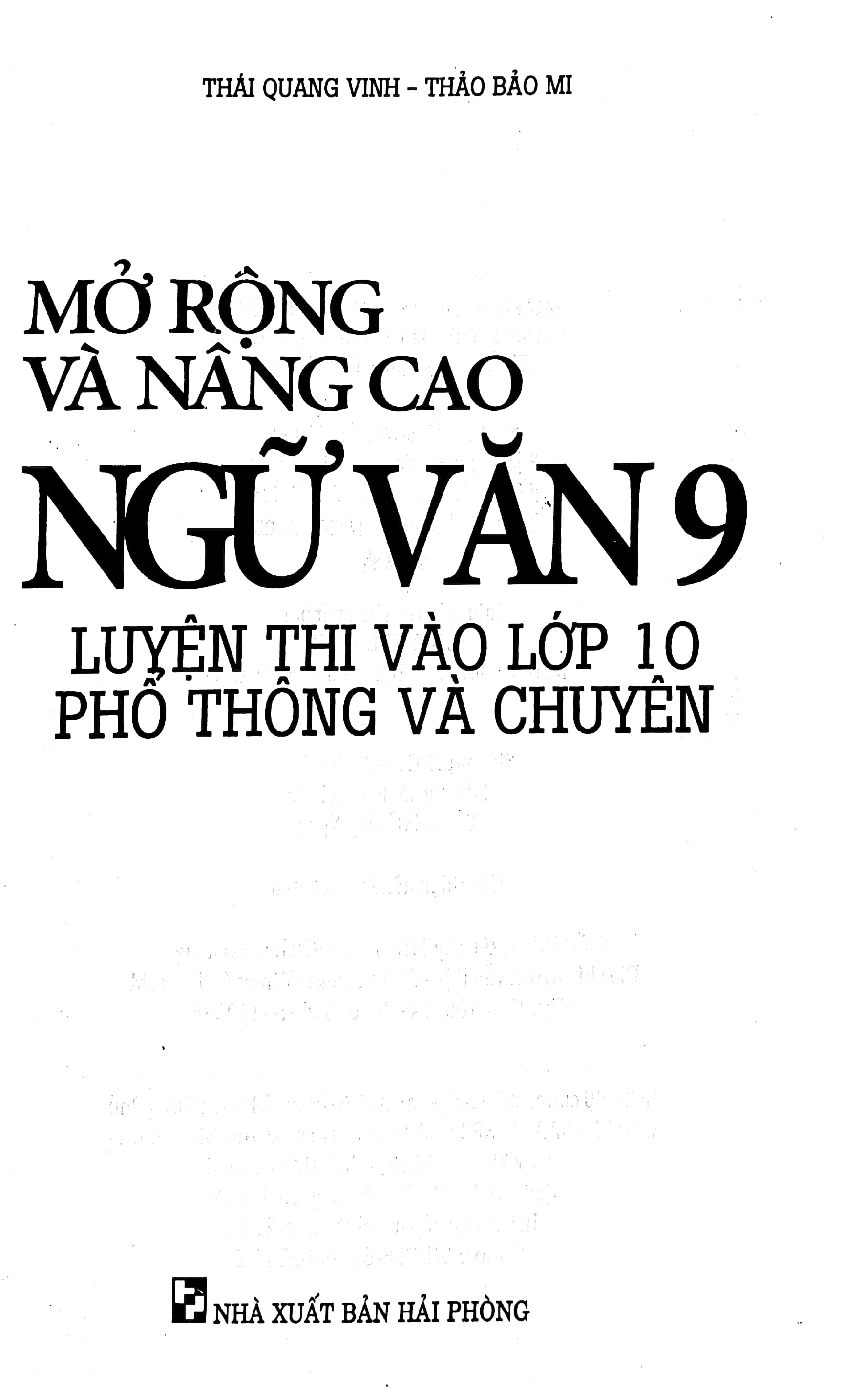mở rộng và nâng cao ngữ văn 9 - thi vào lớp 10 phổ thông và chuyên - Ảnh 3