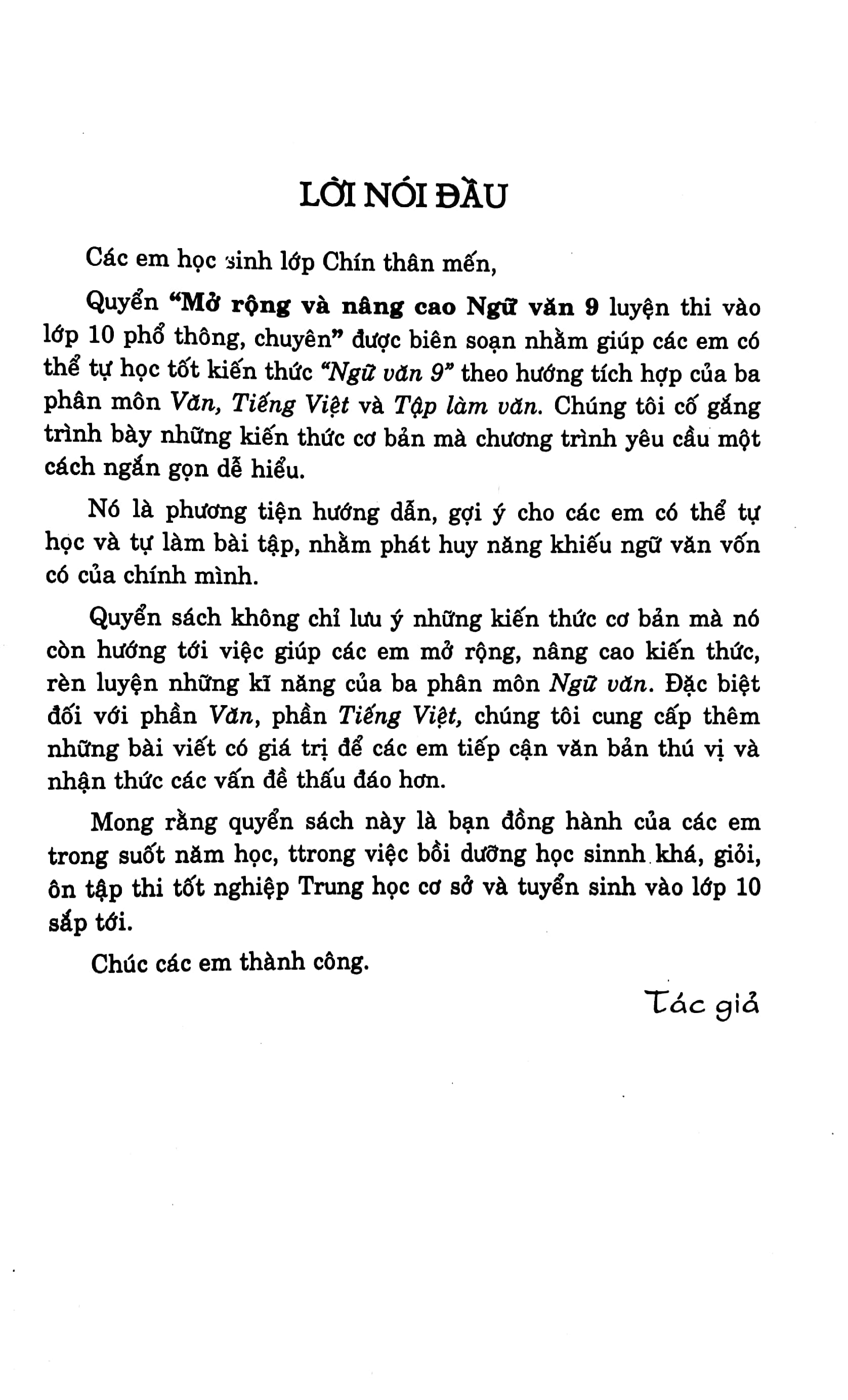 mở rộng và nâng cao ngữ văn 9 - thi vào lớp 10 phổ thông và chuyên - Ảnh 7