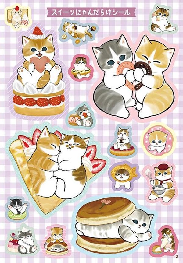 mofusand でかでかシールブック- mofusand dekadeka sticker book - Ảnh 4