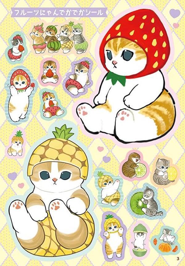 mofusand でかでかシールブック- mofusand dekadeka sticker book - Ảnh 5